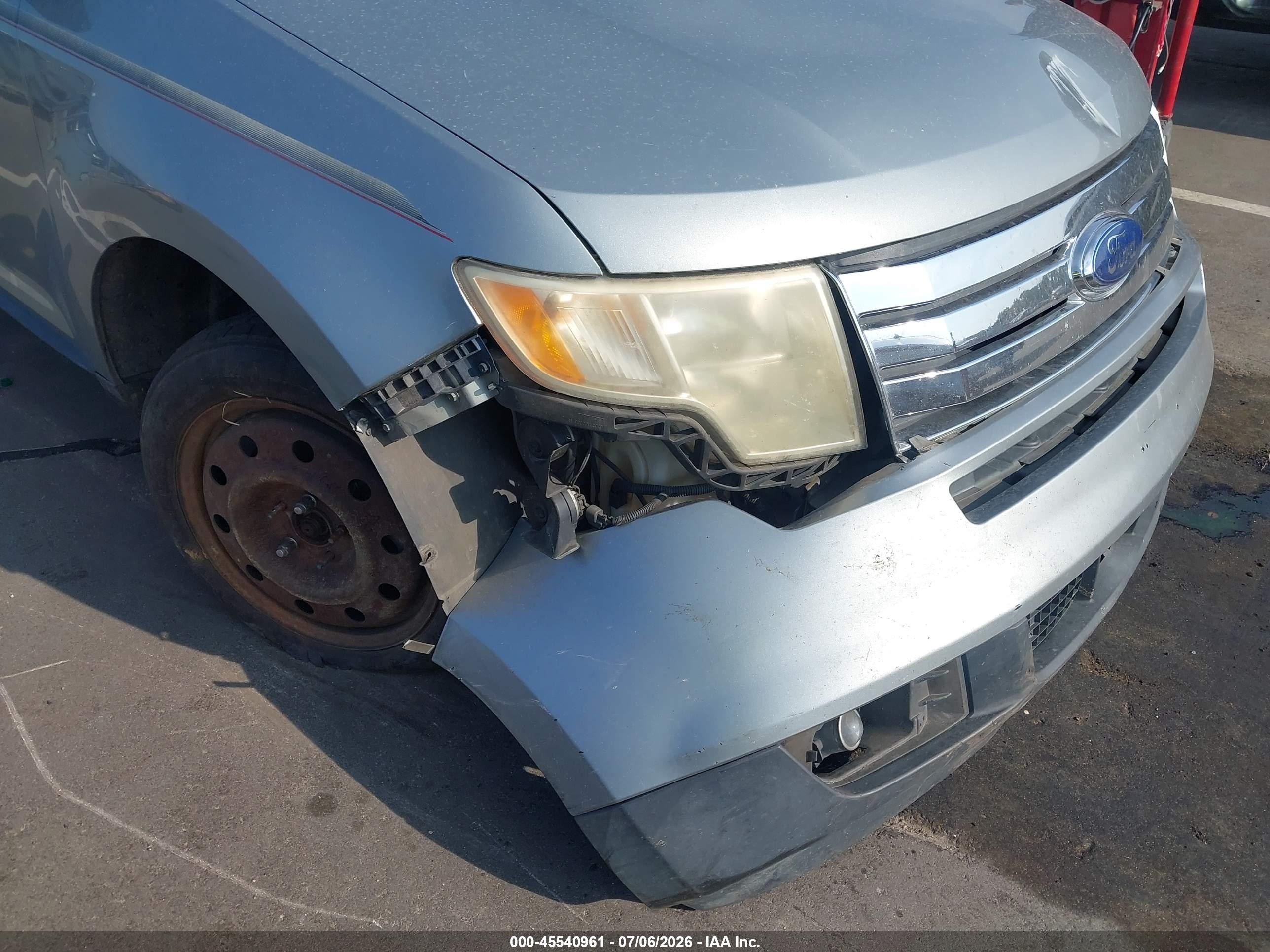 2007 Ford Edge Sel Серебряный vin: 2FMDK38C97BA29867