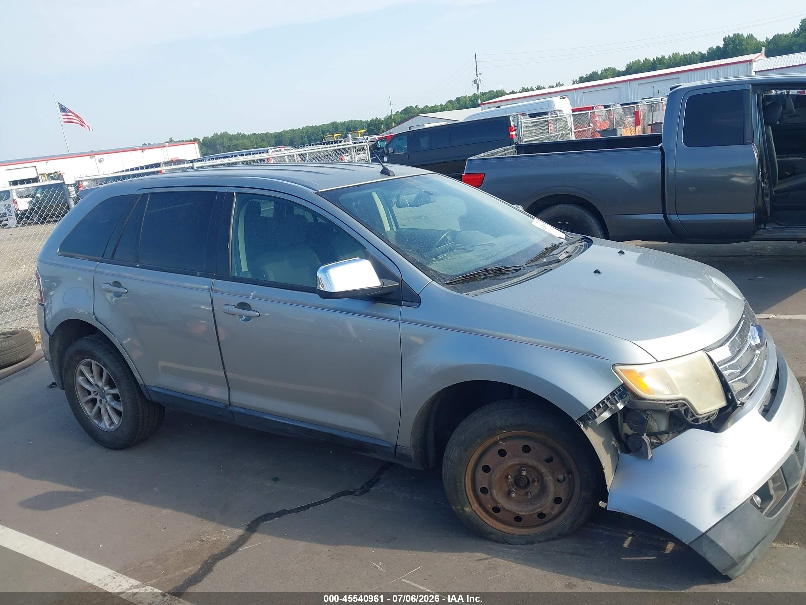 2007 Ford Edge Sel Серебряный vin: 2FMDK38C97BA29867