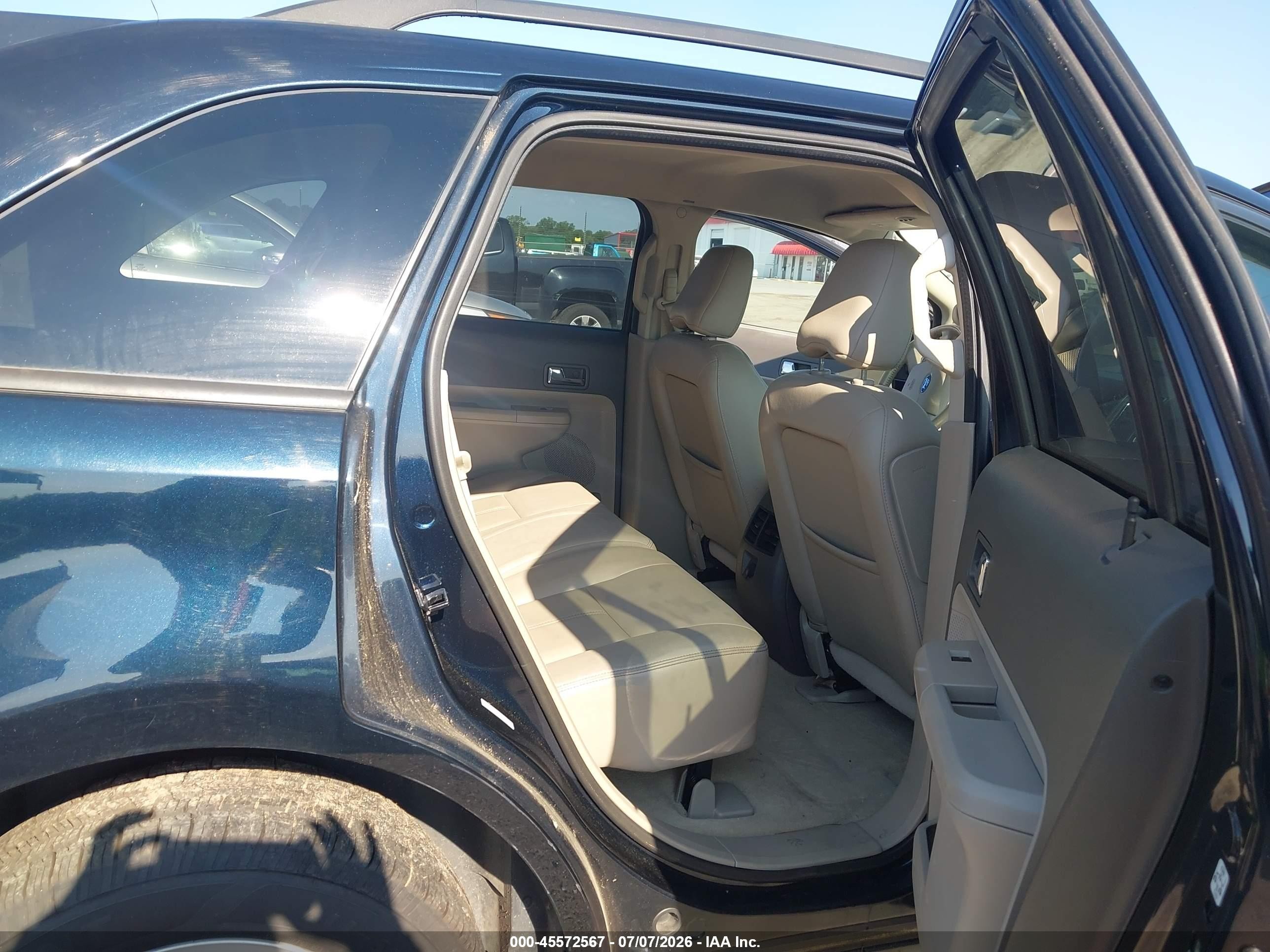 2008 Ford Edge Sel Black vin: 2FMDK38C98BA60215