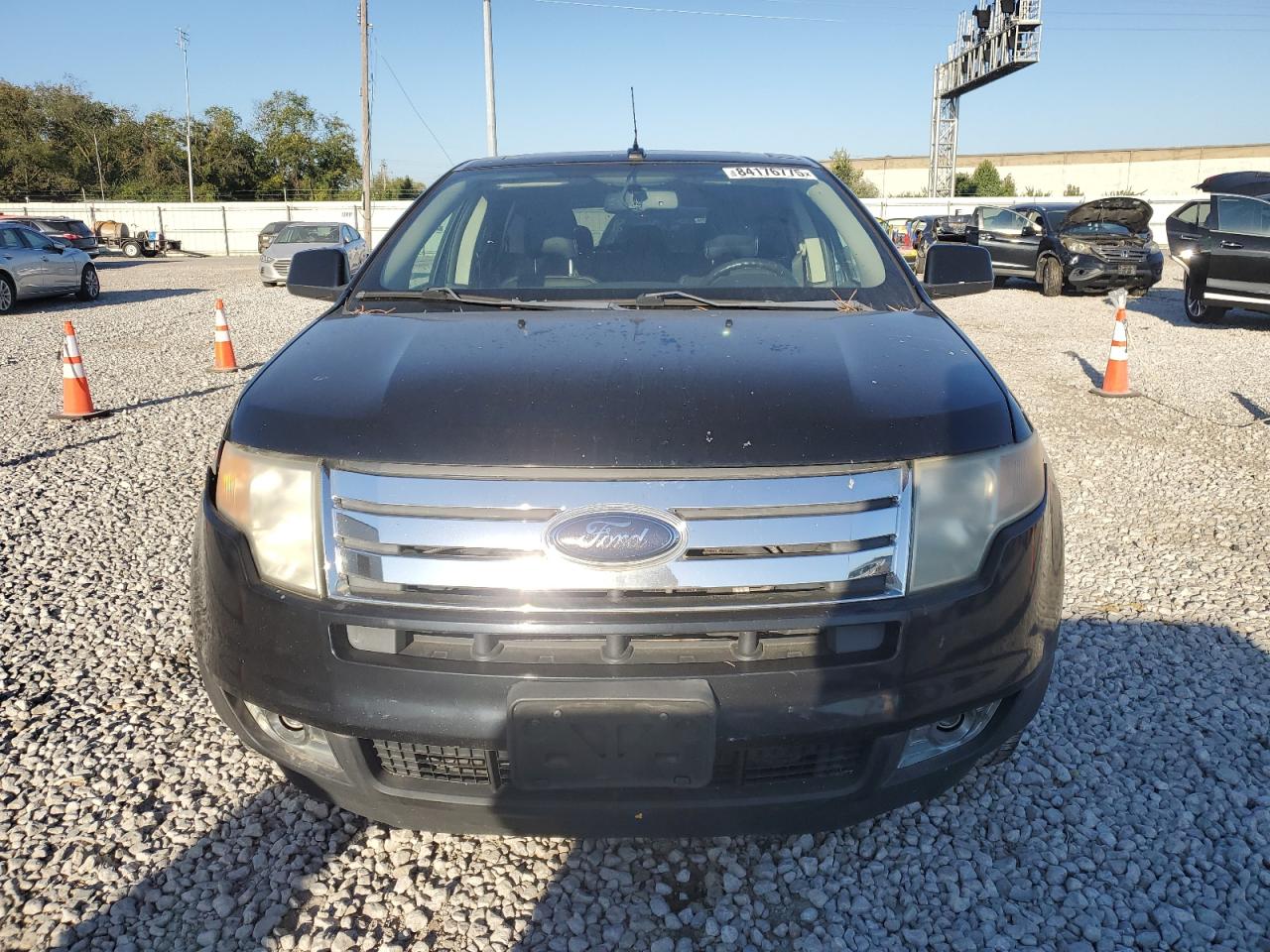 2008 Ford Edge Black vin: 2FMDK38C98BB11552