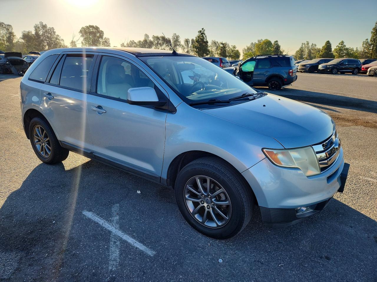 2008 Ford Edge Sel Blue vin: 2FMDK38C98BB23362