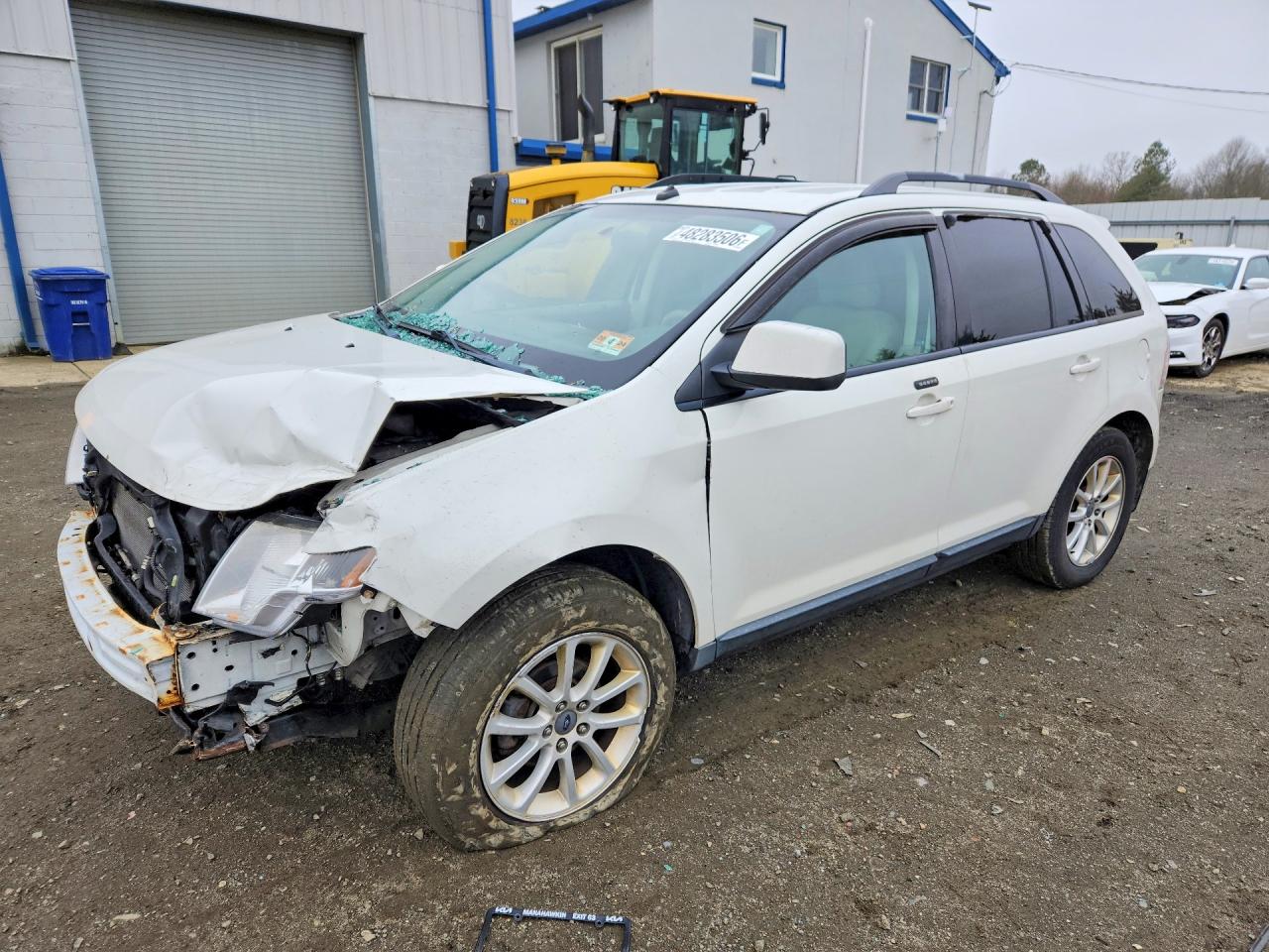 2009 Ford Edge Sel White vin: 2FMDK38C99BA59387