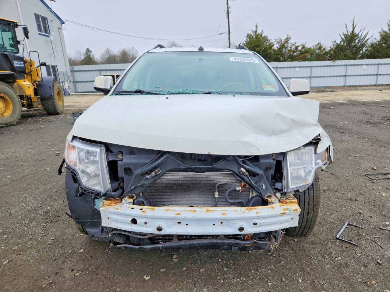 2009 Ford Edge Sel White vin: 2FMDK38C99BA59387