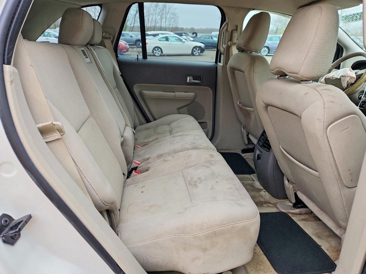 2009 Ford Edge Sel White vin: 2FMDK38C99BA59387