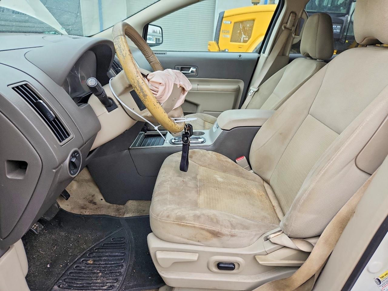 2009 Ford Edge Sel White vin: 2FMDK38C99BA59387
