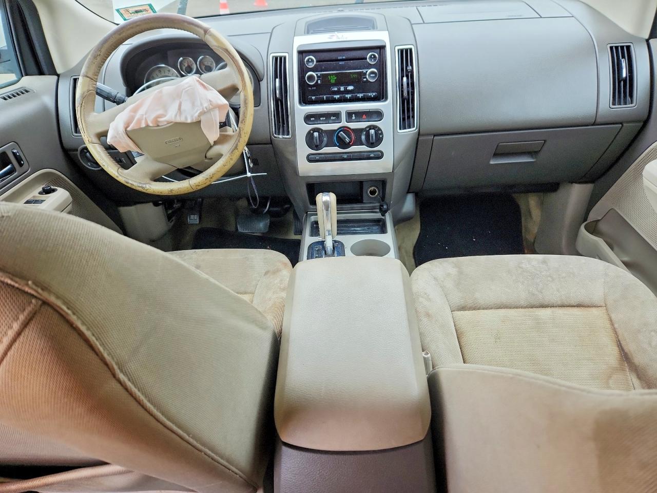 2009 Ford Edge Sel White vin: 2FMDK38C99BA59387