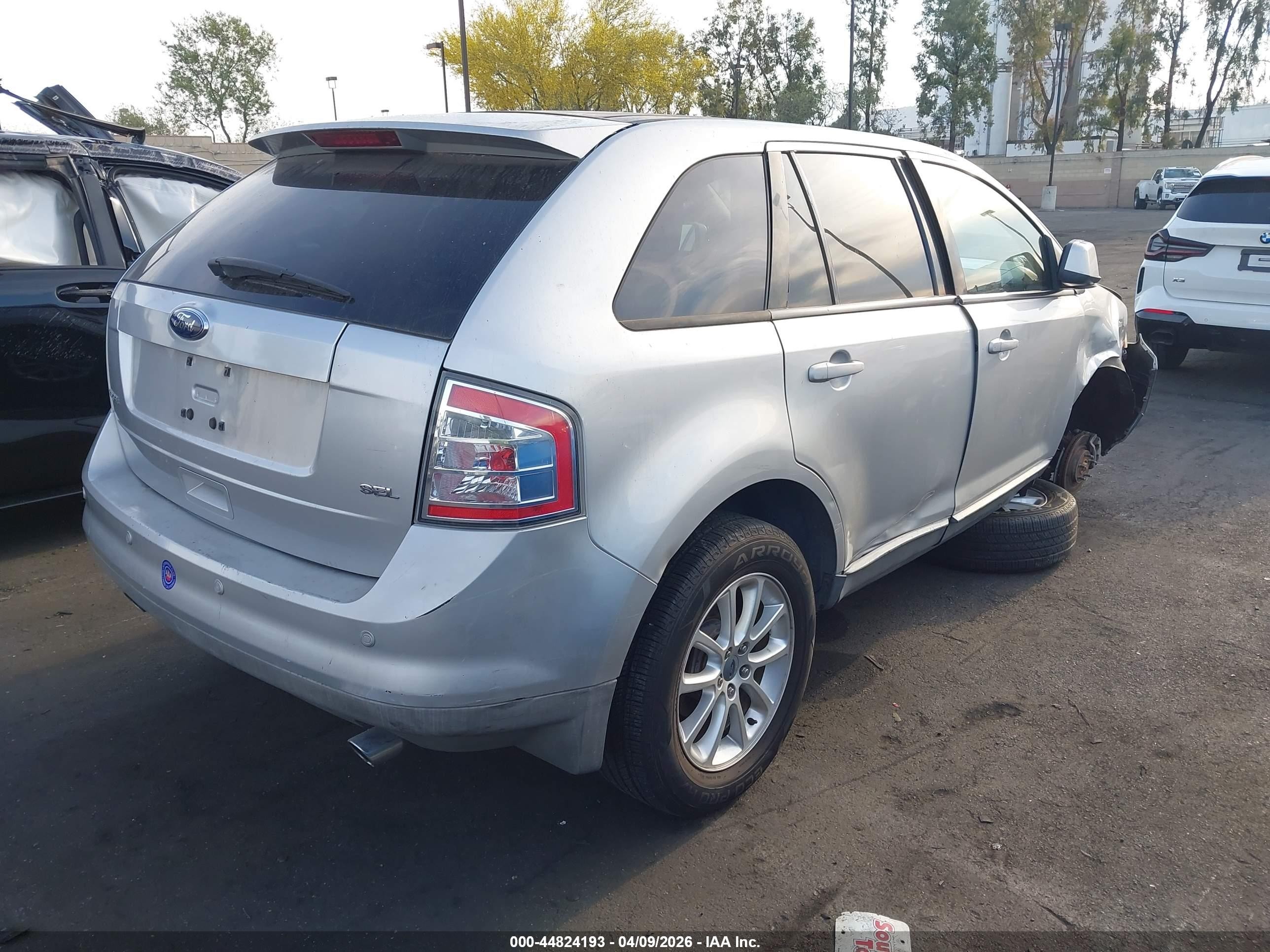 2009 Ford Edge Sel Серебряный vin: 2FMDK38C99BA61012