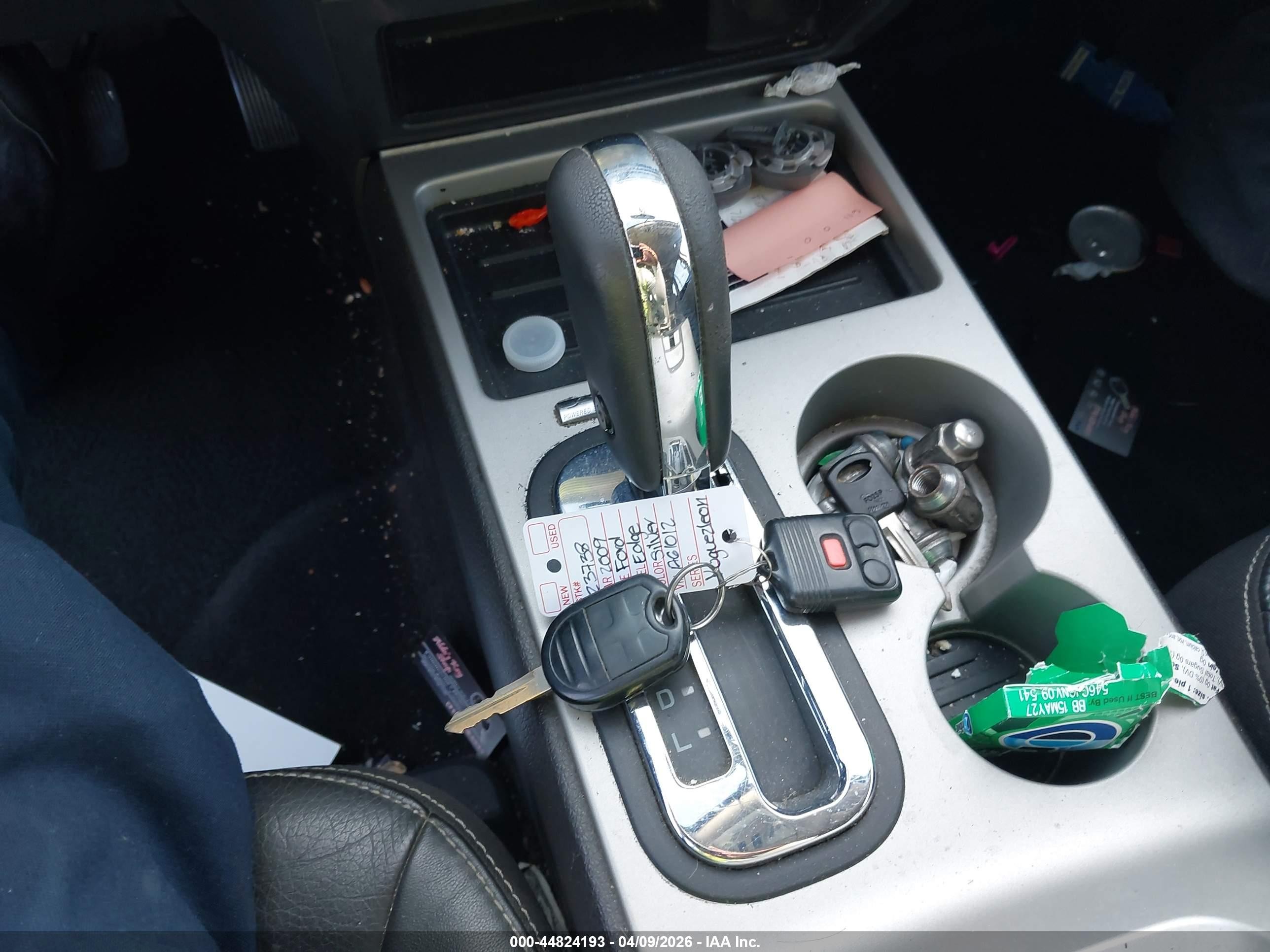 2009 Ford Edge Sel Серебряный vin: 2FMDK38C99BA61012
