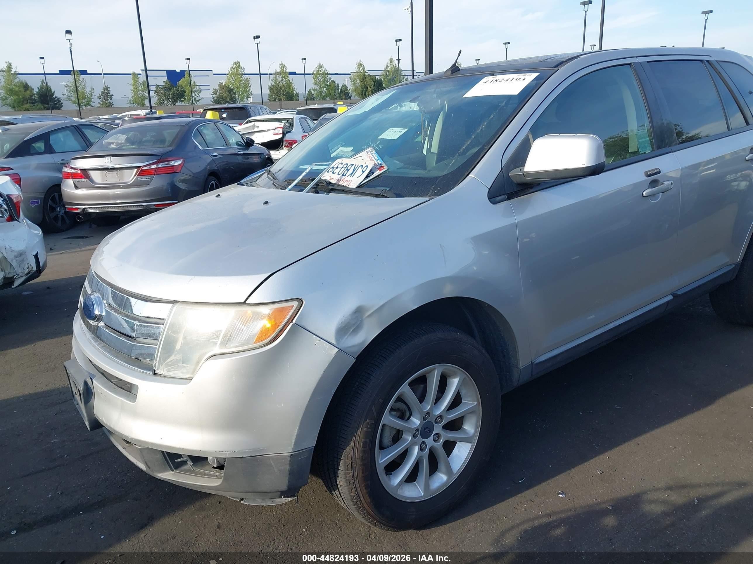 2009 Ford Edge Sel Серебряный vin: 2FMDK38C99BA61012
