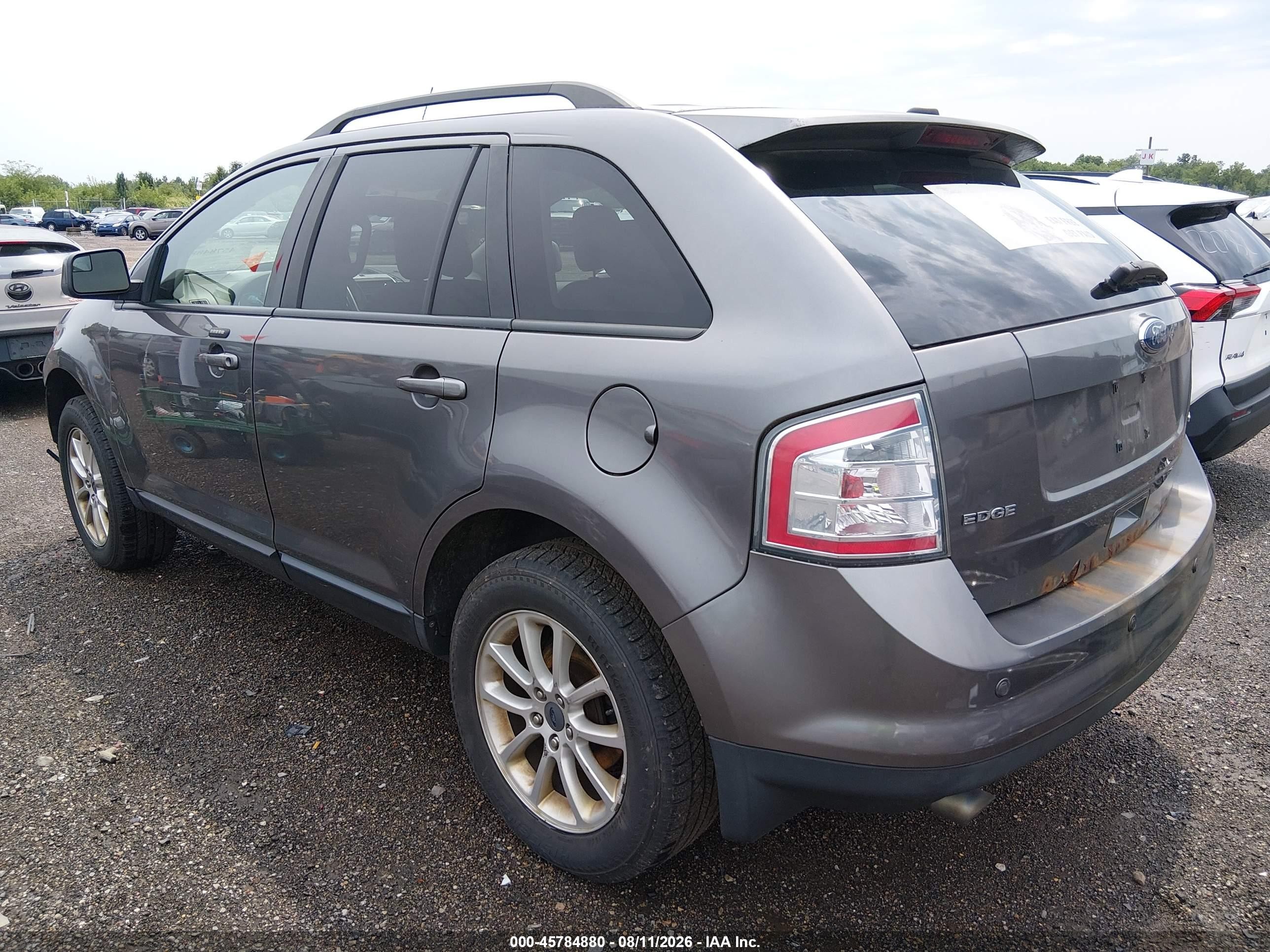 2009 Ford Edge Sel Gray vin: 2FMDK38C99BA87190