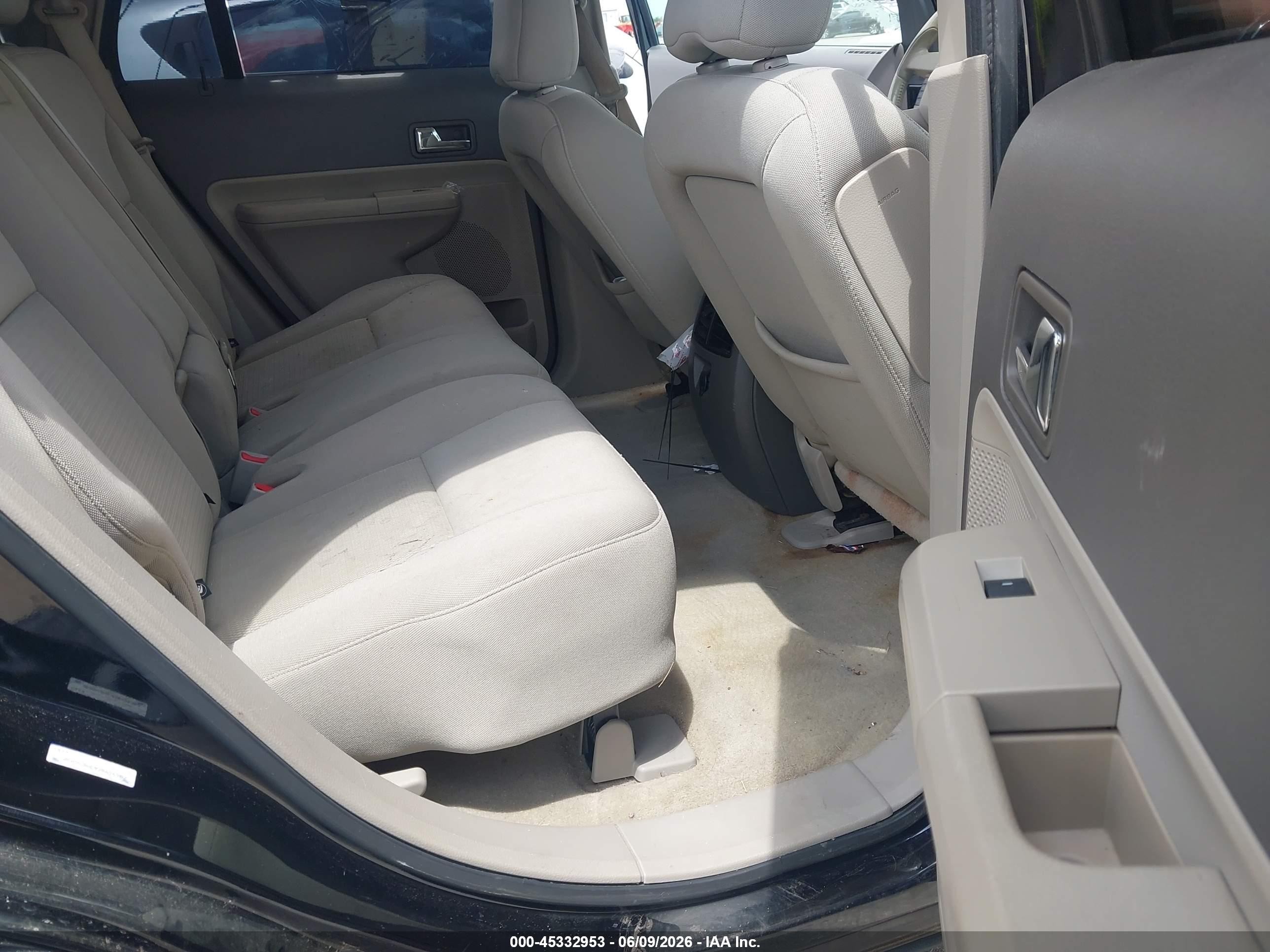 2009 Ford Edge Sel Black vin: 2FMDK38C99BA96987