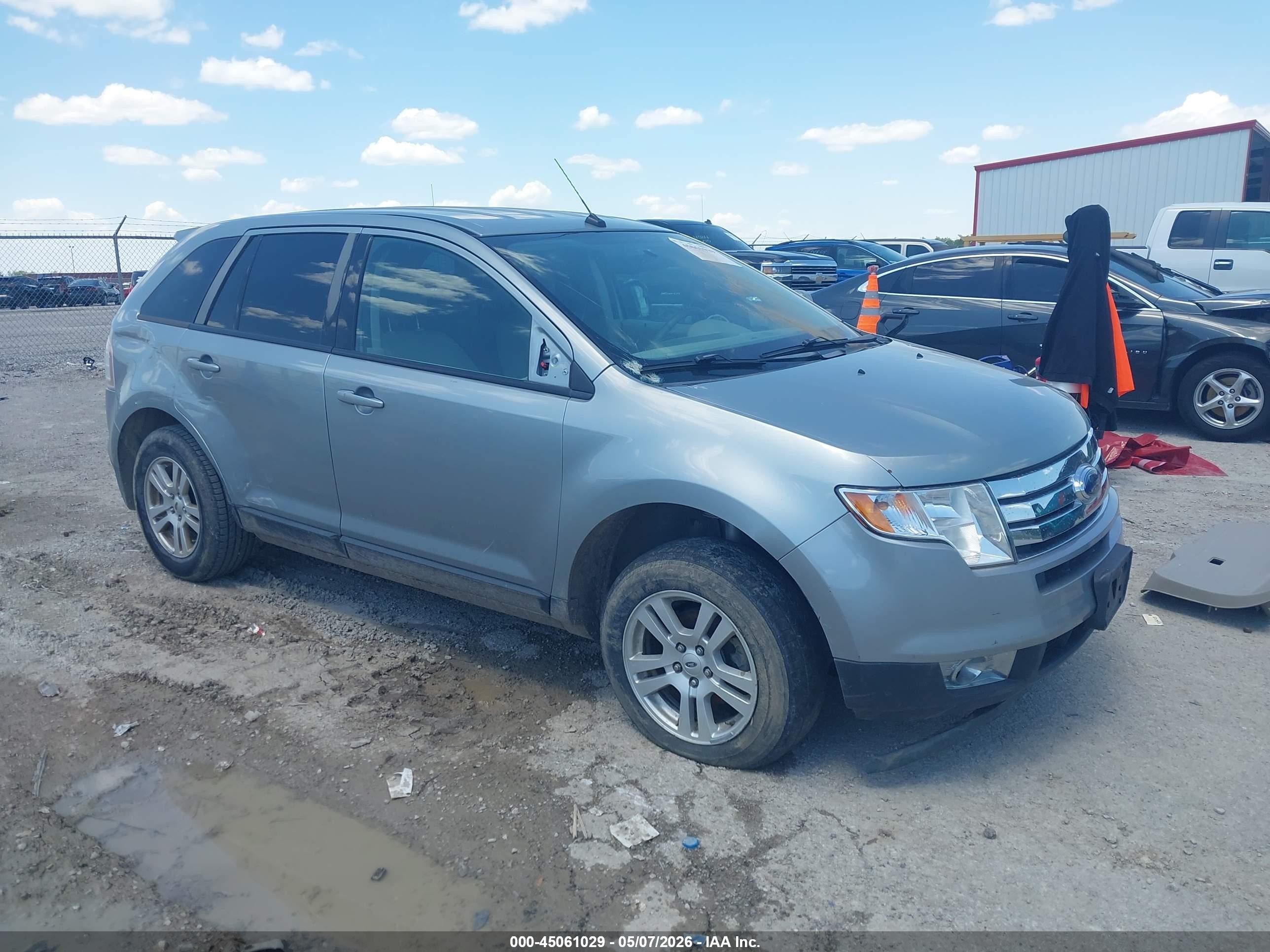 2007 Ford Edge Sel Серебряный vin: 2FMDK38CX7BA50209