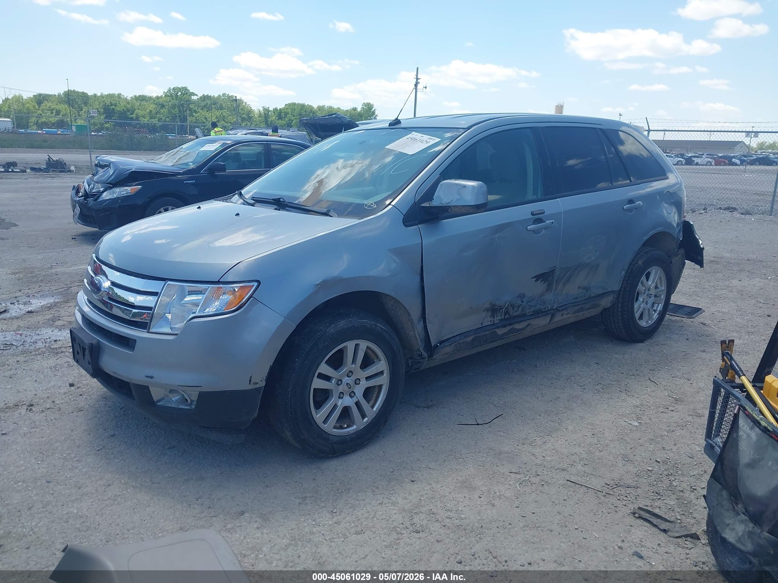 2007 Ford Edge Sel Silver vin: 2FMDK38CX7BA50209