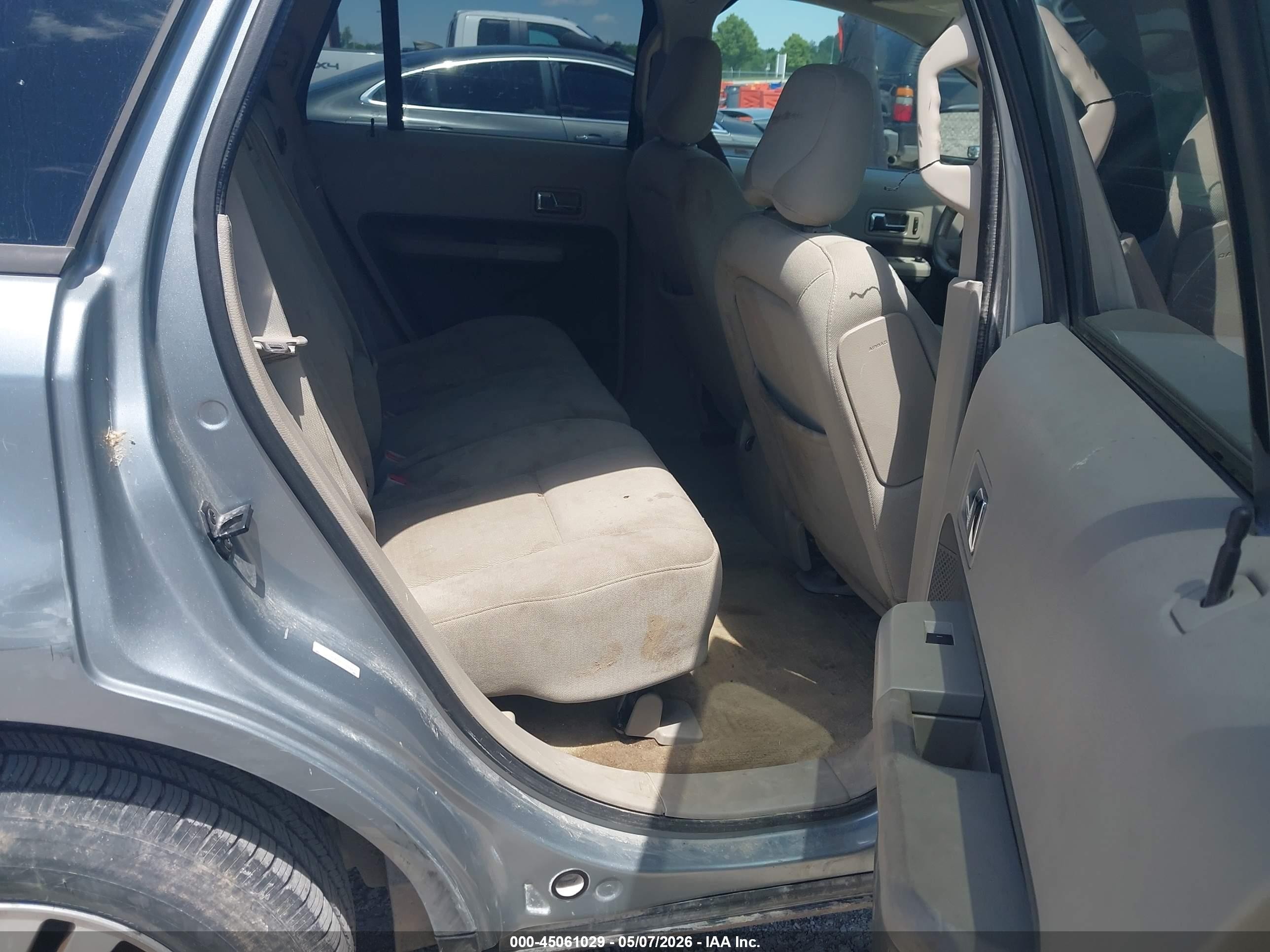 2007 Ford Edge Sel Silver vin: 2FMDK38CX7BA50209