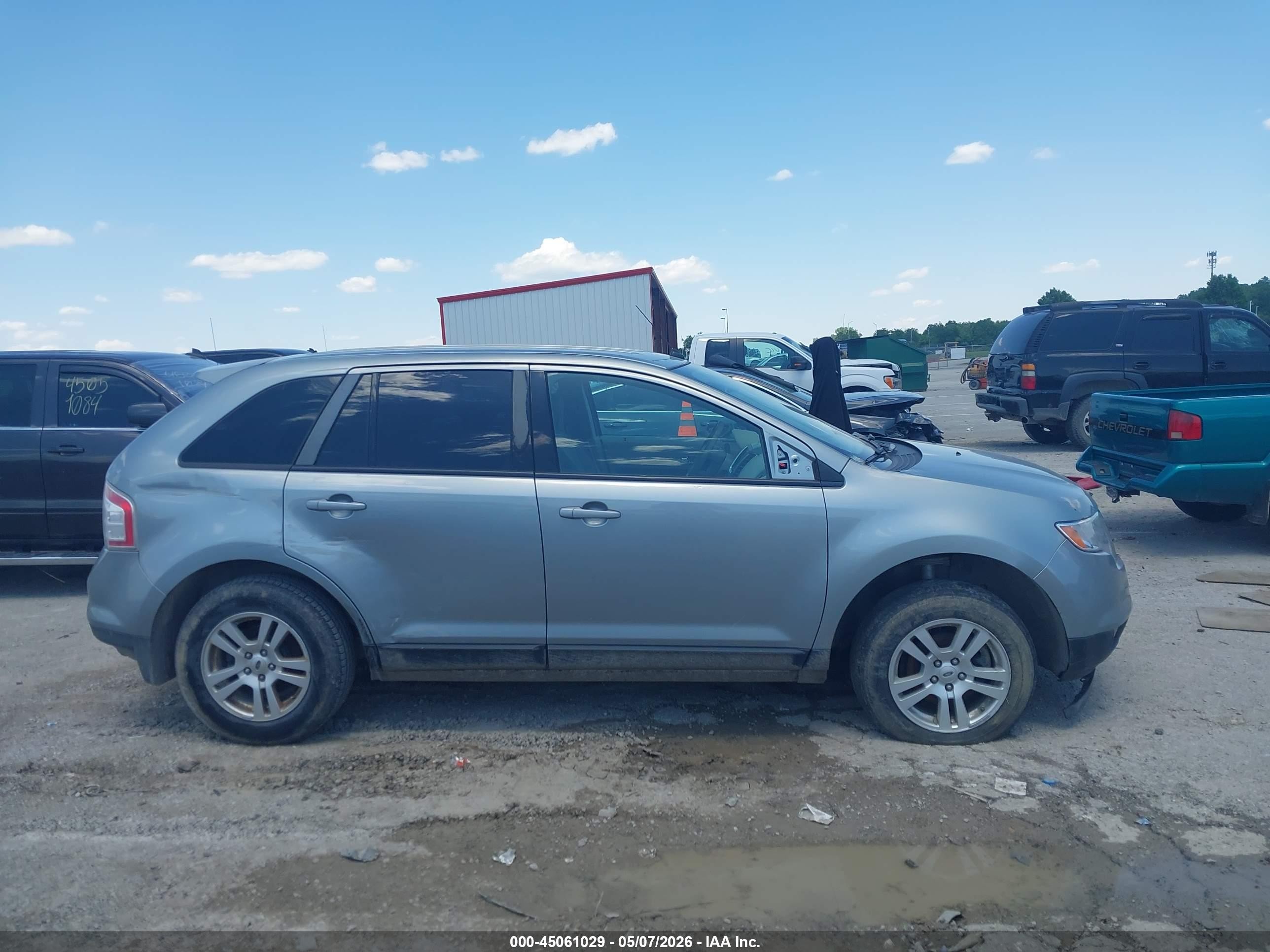 2007 Ford Edge Sel Silver vin: 2FMDK38CX7BA50209