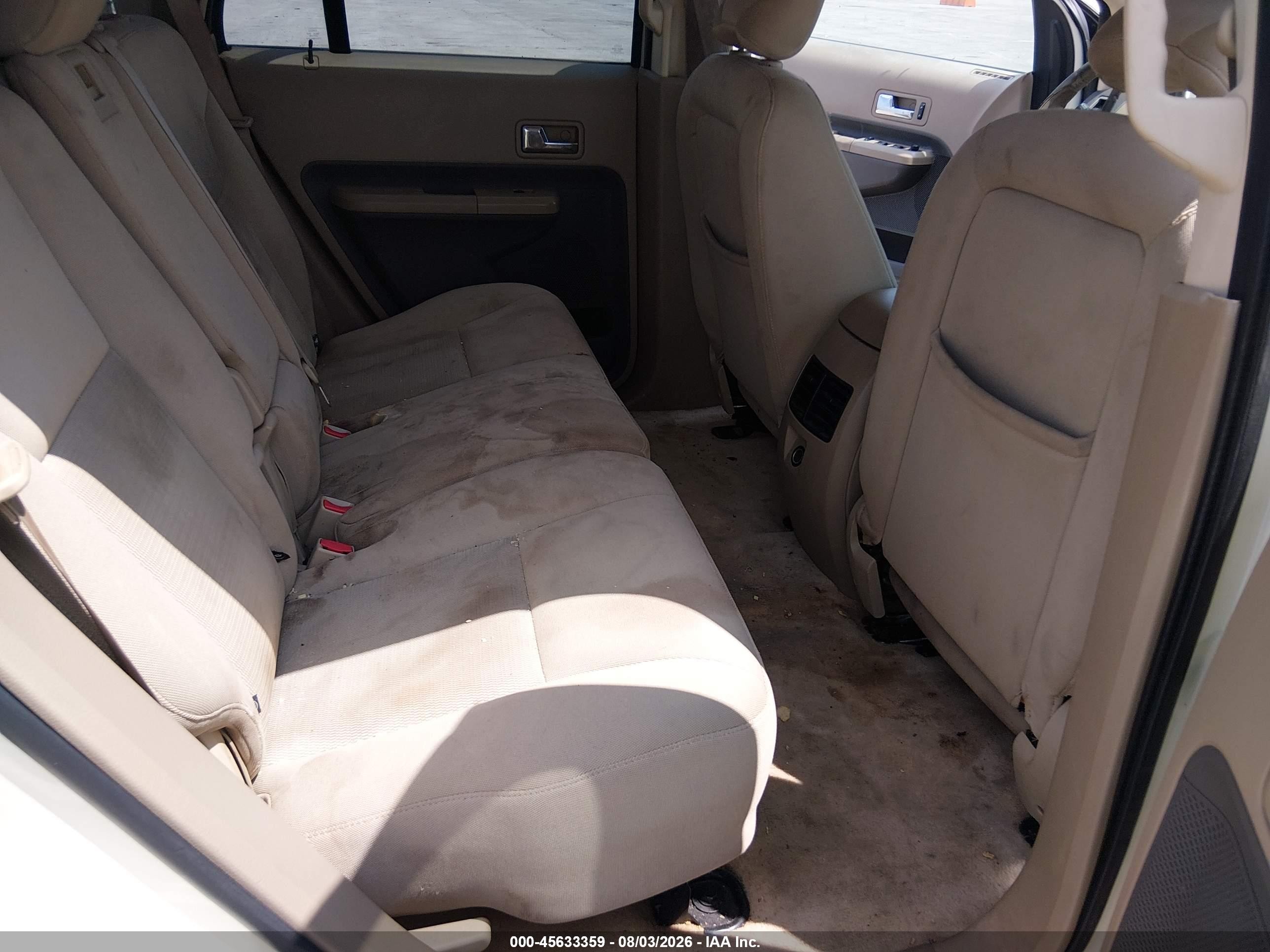 2007 Ford Edge Sel Белый vin: 2FMDK38CX7BA52879