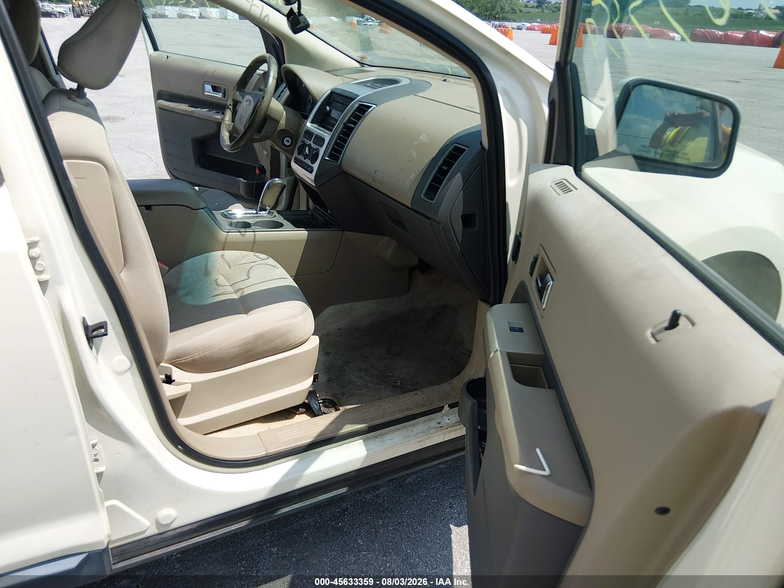 2007 Ford Edge Sel Белый vin: 2FMDK38CX7BA52879