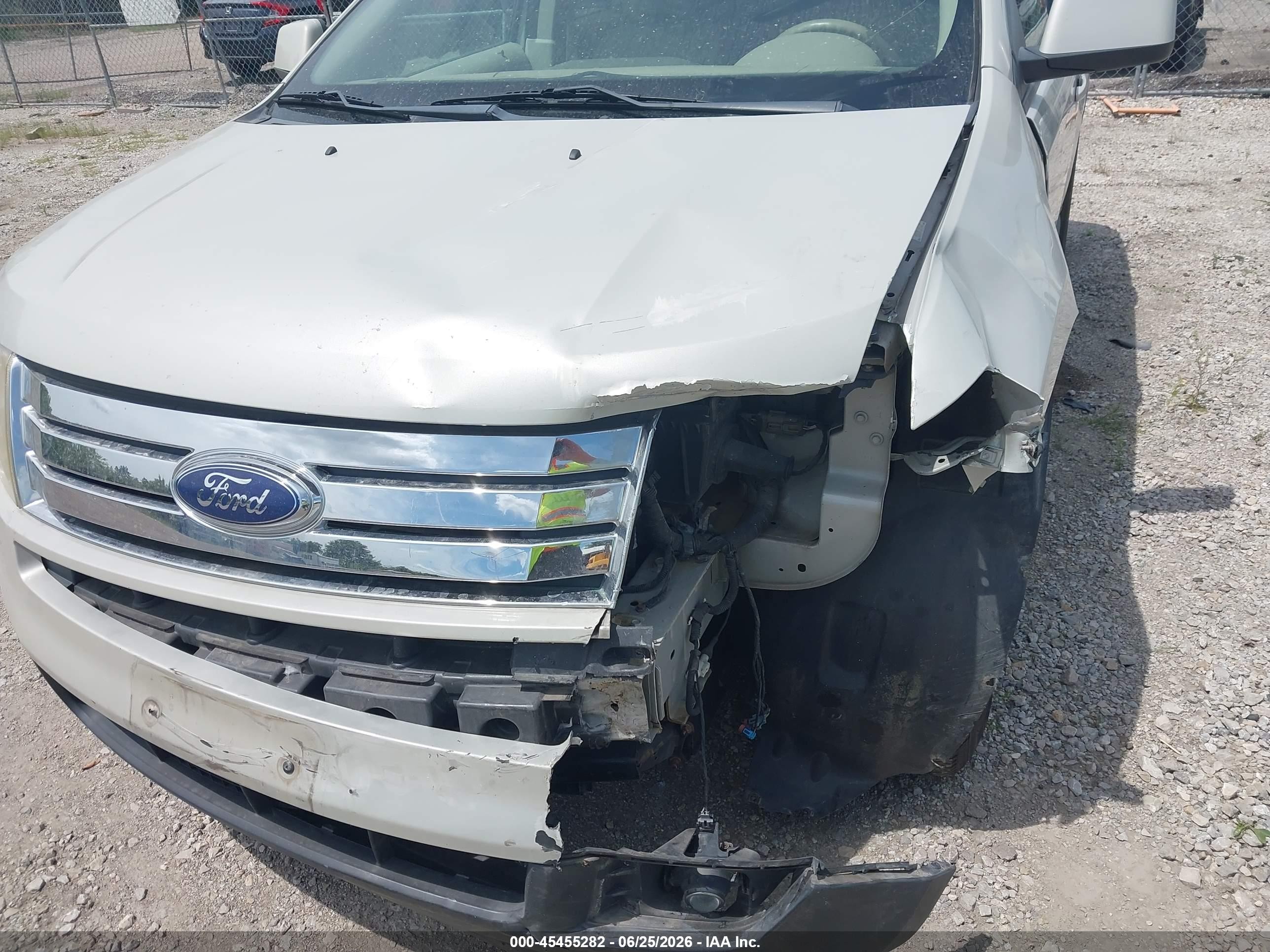 2007 Ford Edge Sel Beige vin: 2FMDK38CX7BB64940
