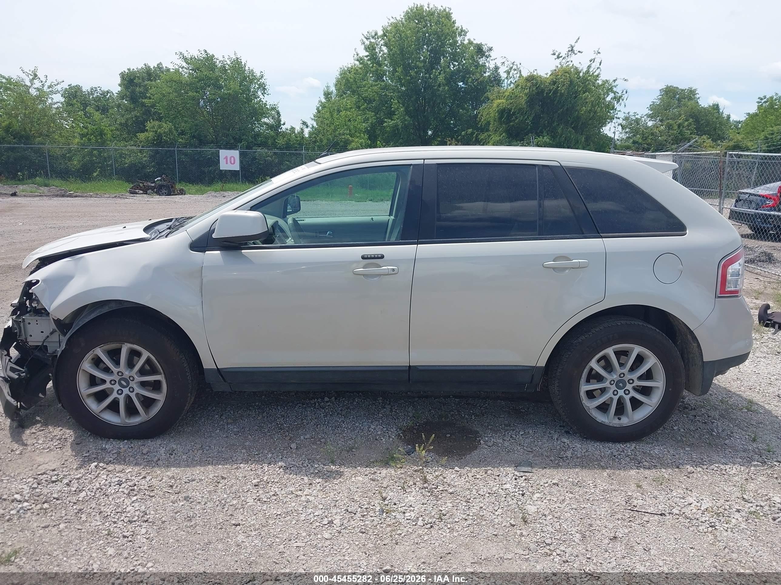 2007 Ford Edge Sel Beige vin: 2FMDK38CX7BB64940