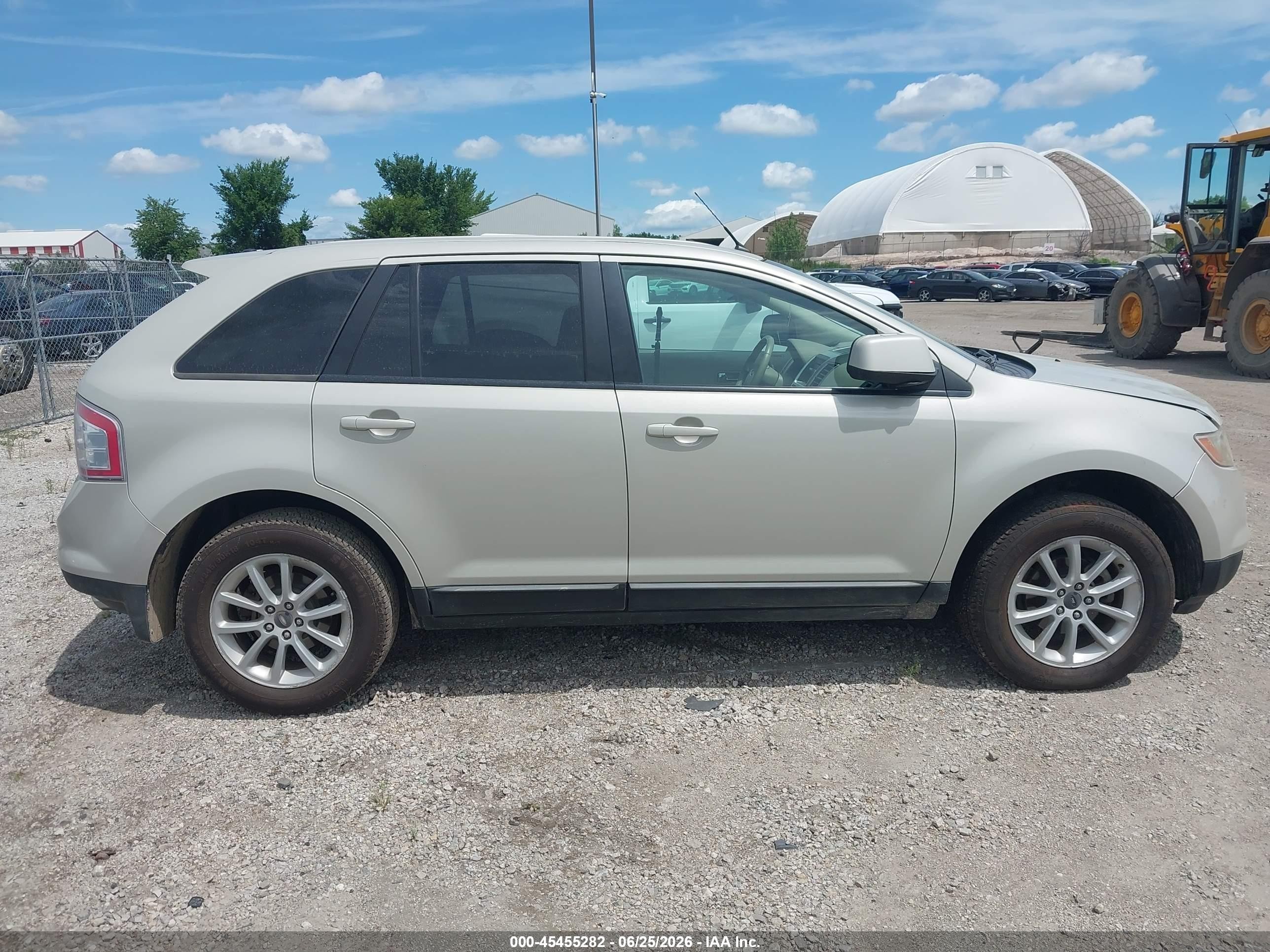 2007 Ford Edge Sel Beige vin: 2FMDK38CX7BB64940