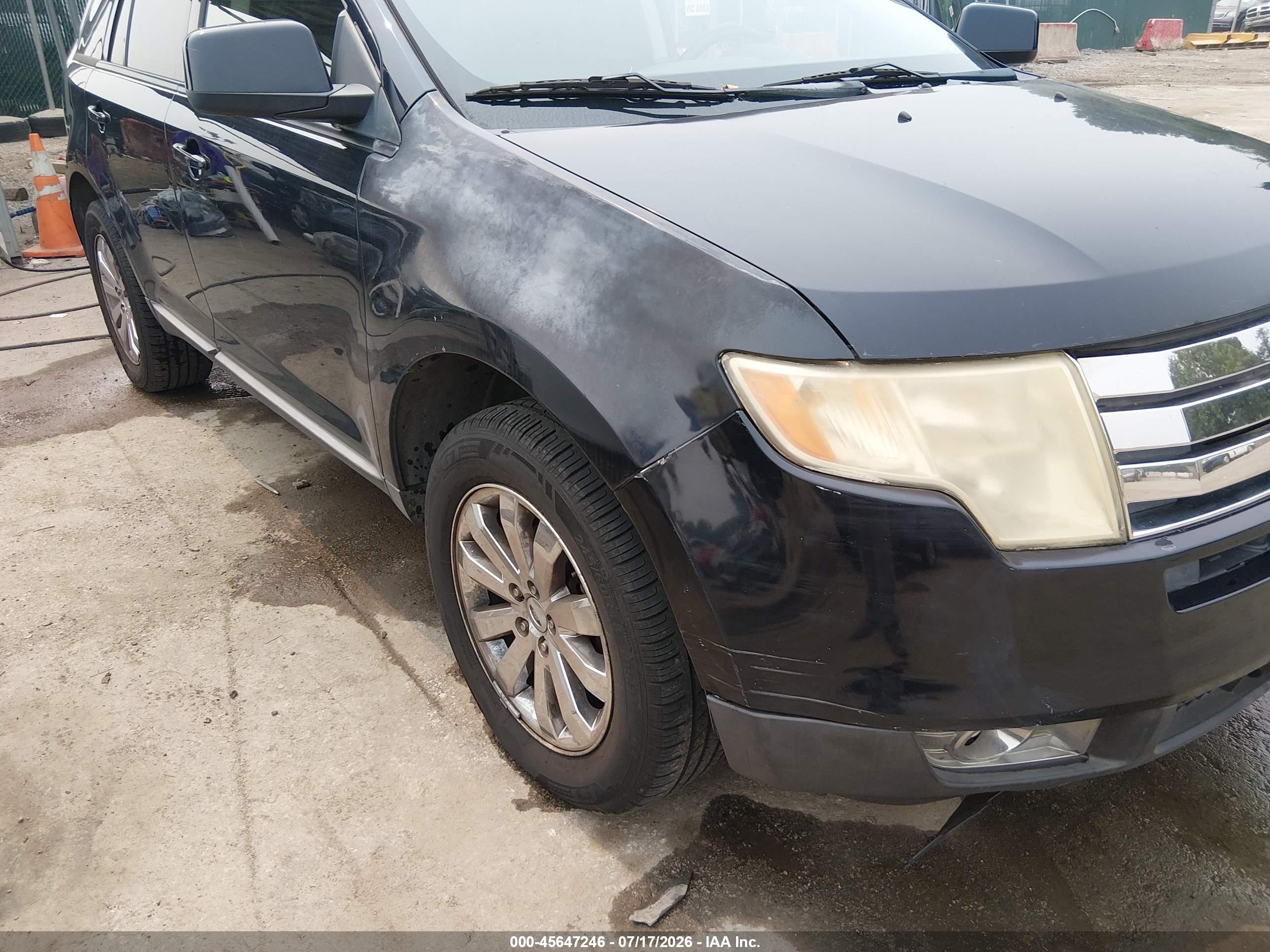 2008 Ford Edge Sel Blue vin: 2FMDK38CX8BA61552