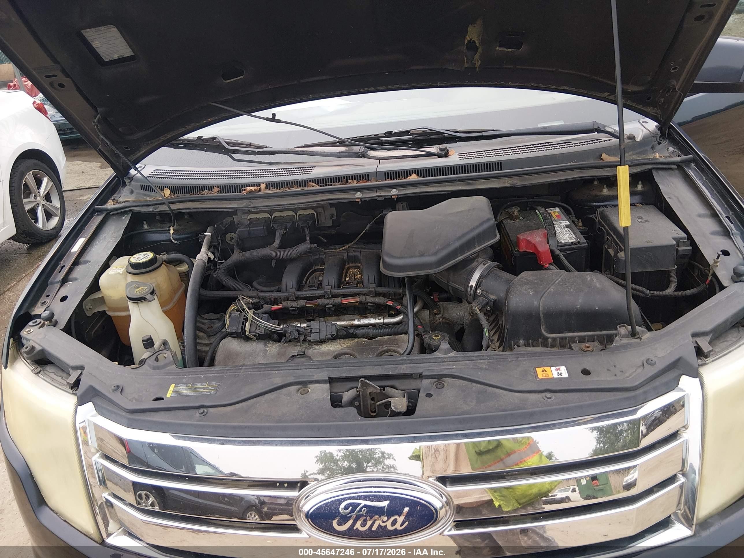 2008 Ford Edge Sel Blue vin: 2FMDK38CX8BA61552