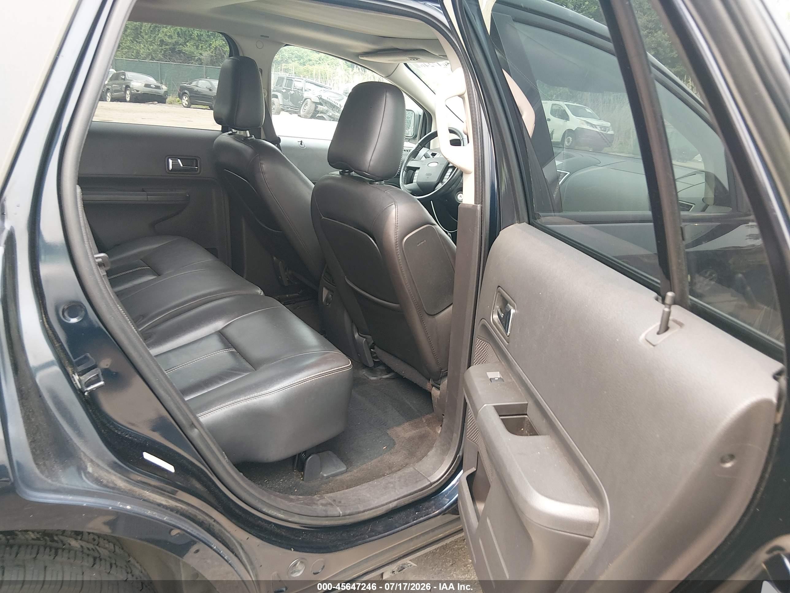 2008 Ford Edge Sel Blue vin: 2FMDK38CX8BA61552