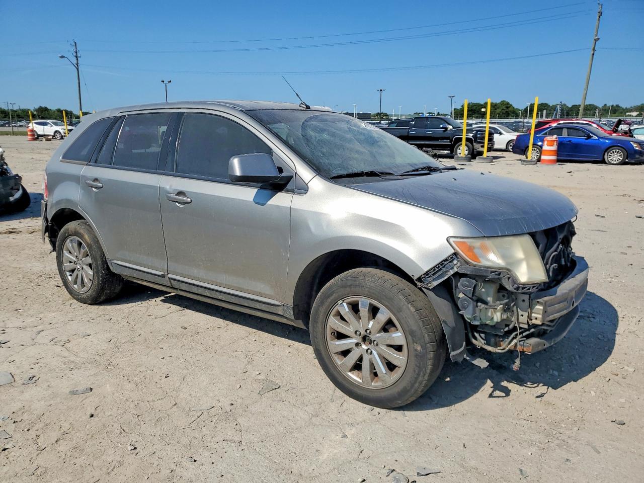 2008 Ford Edge Sel Gray vin: 2FMDK38CX8BB01824