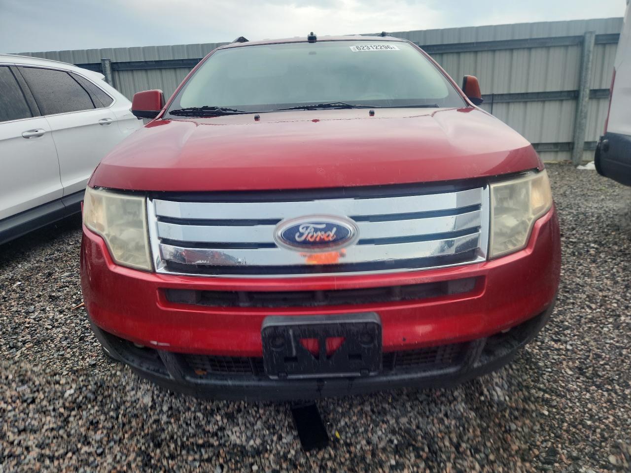 2008 Ford Edge Sel Red vin: 2FMDK38CX8BB45046