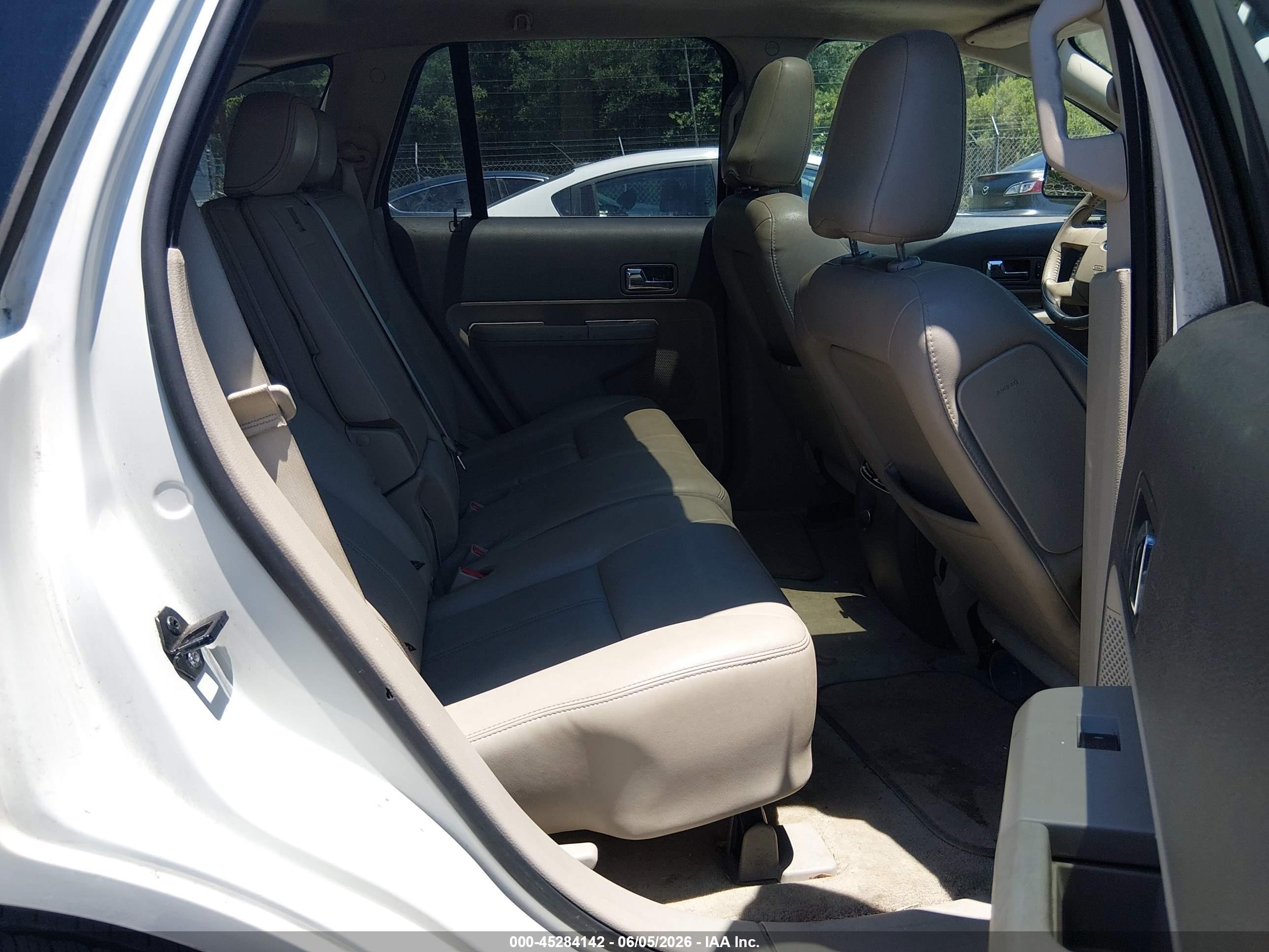2009 Ford Edge Sel Белый vin: 2FMDK38CX9BA53162