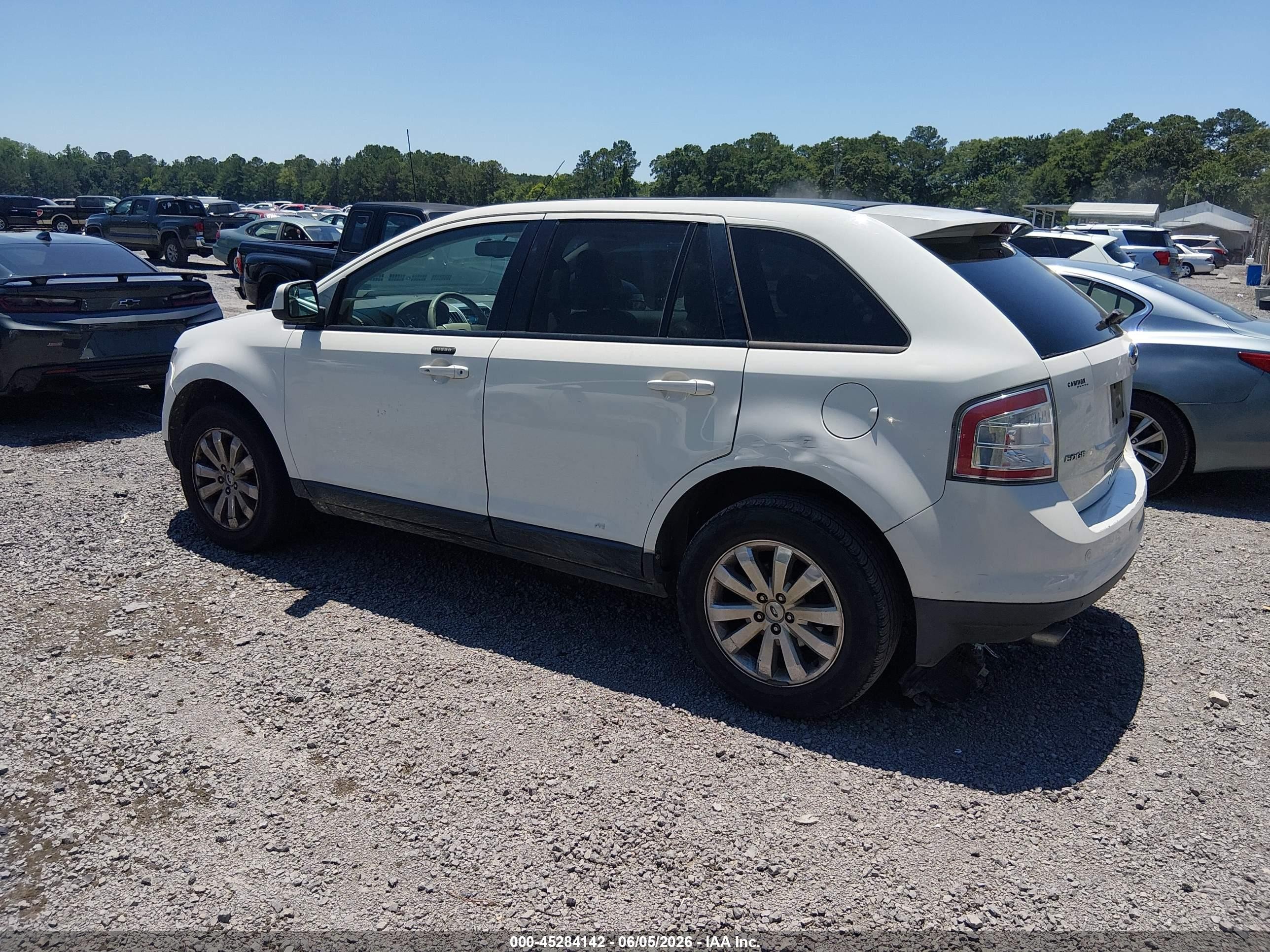 2009 Ford Edge Sel Белый vin: 2FMDK38CX9BA53162
