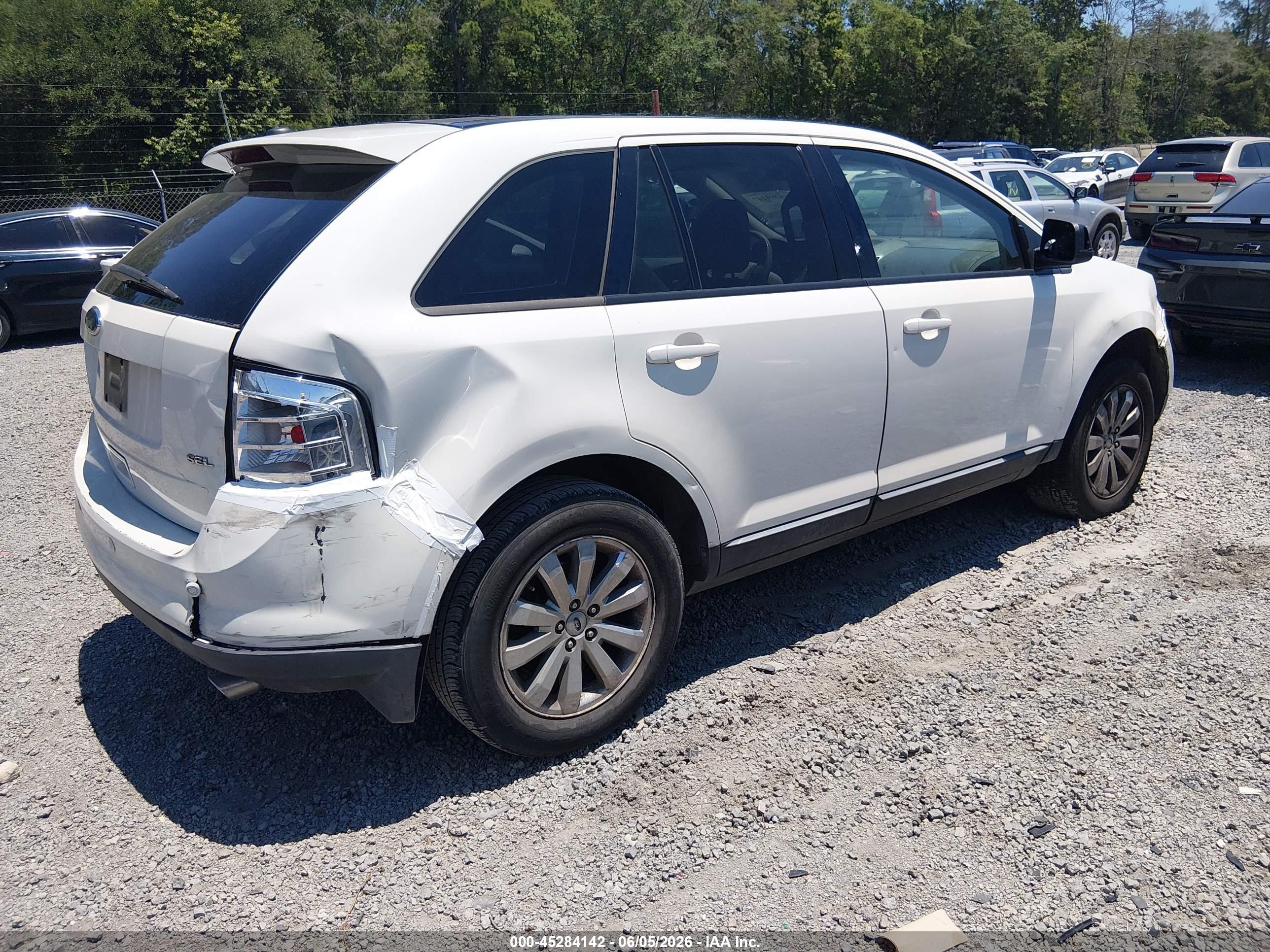 2009 Ford Edge Sel Белый vin: 2FMDK38CX9BA53162