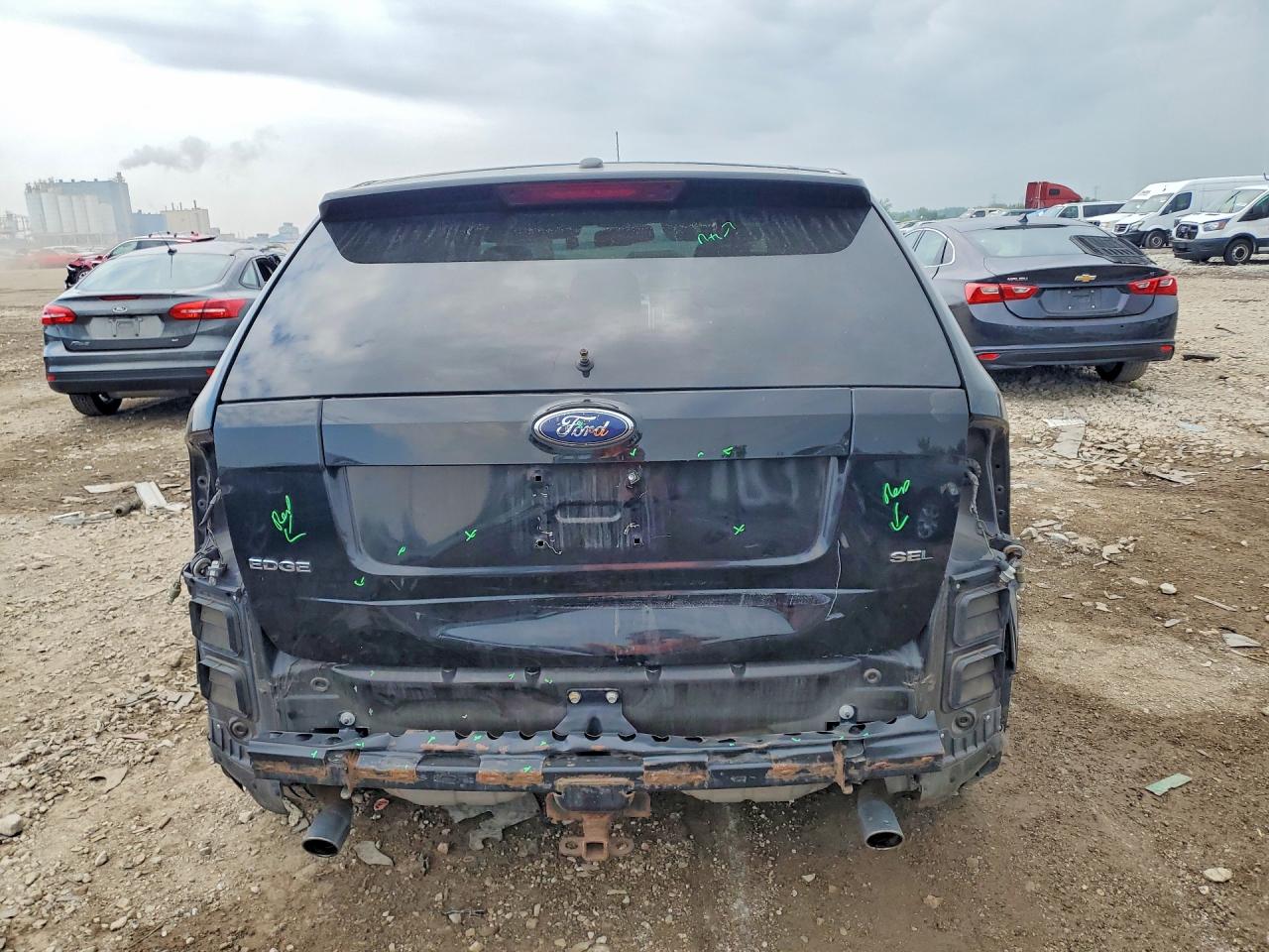 2007 Ford Edge Sel Plus Black vin: 2FMDK39C07BB22453