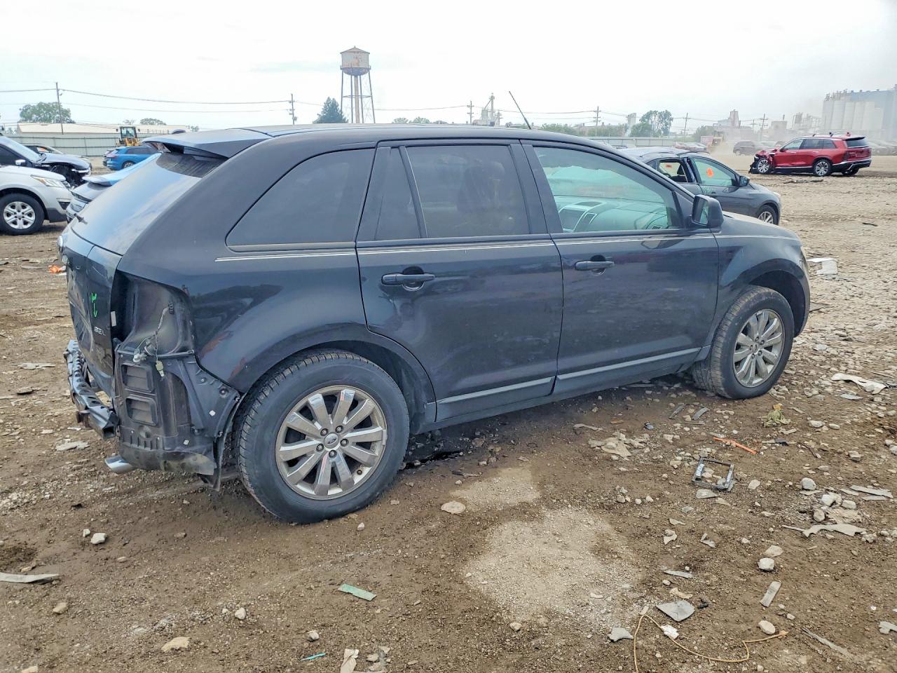 2007 Ford Edge Sel Plus Black vin: 2FMDK39C07BB22453