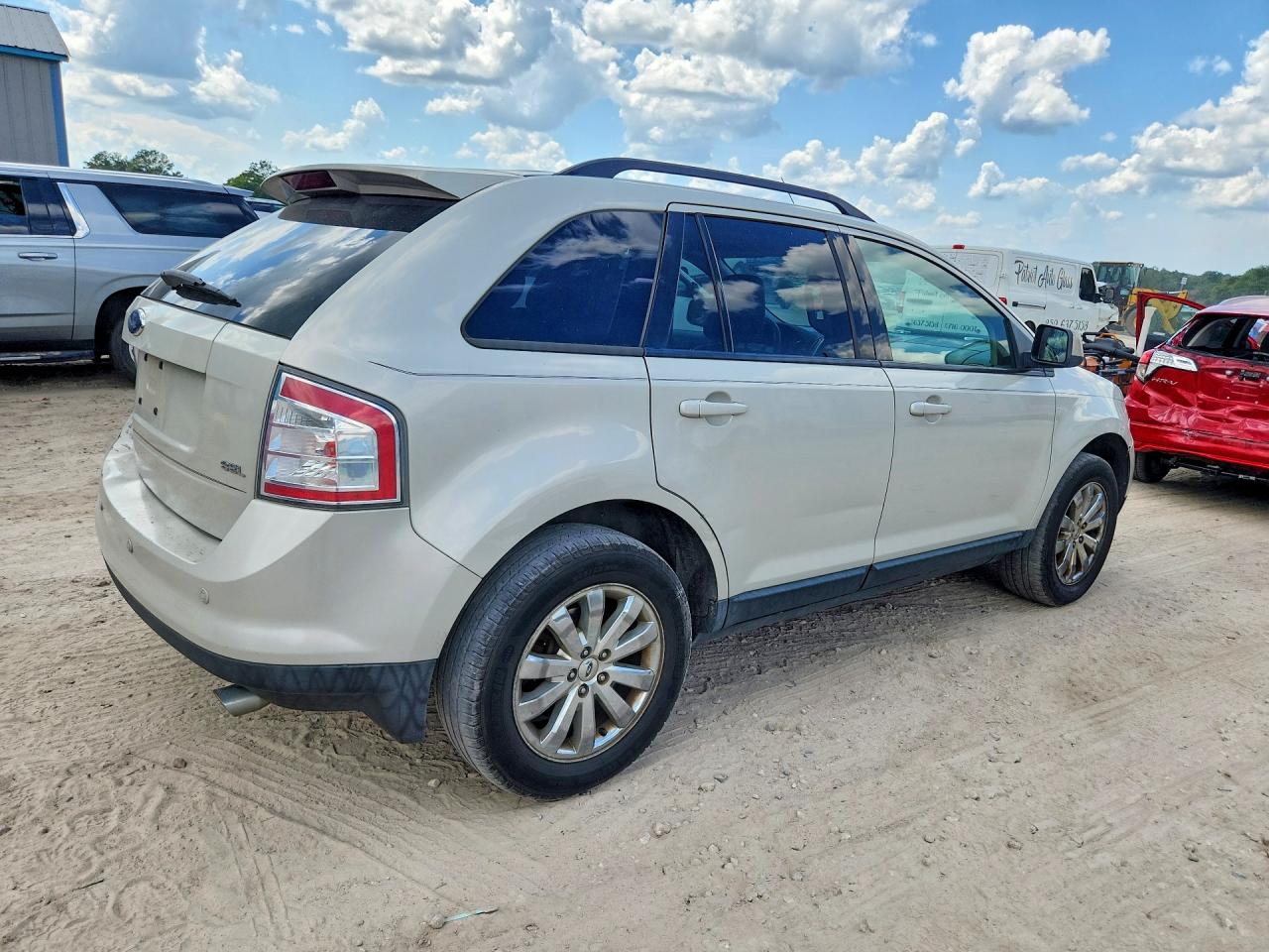 2007 Ford Edge Sel Plus Beige vin: 2FMDK39C07BB34389