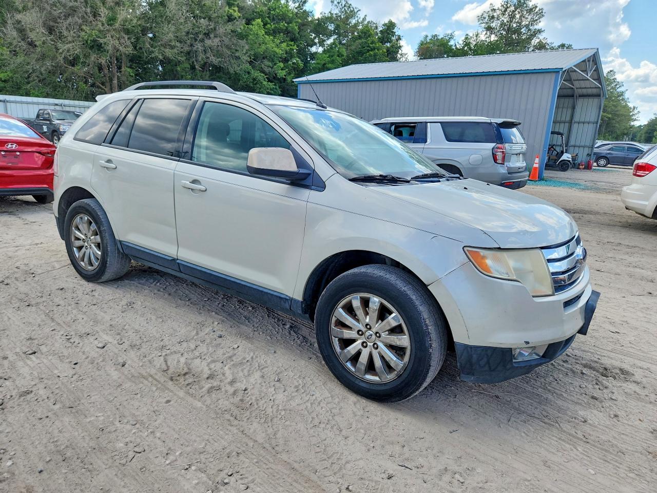 2007 Ford Edge Sel Plus Beige vin: 2FMDK39C07BB34389