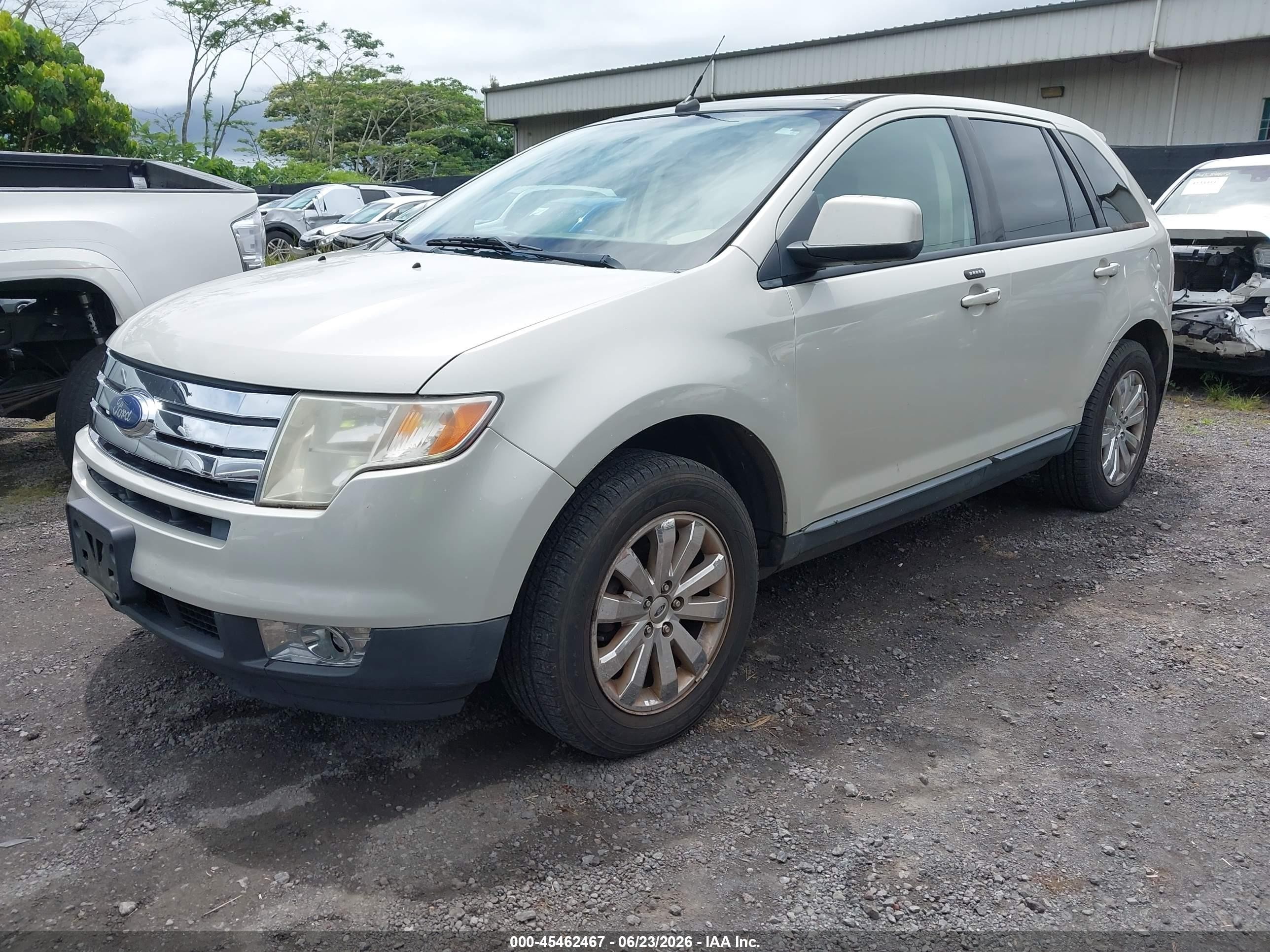 2007 Ford Edge Sel Plus White vin: 2FMDK39C07BB44405
