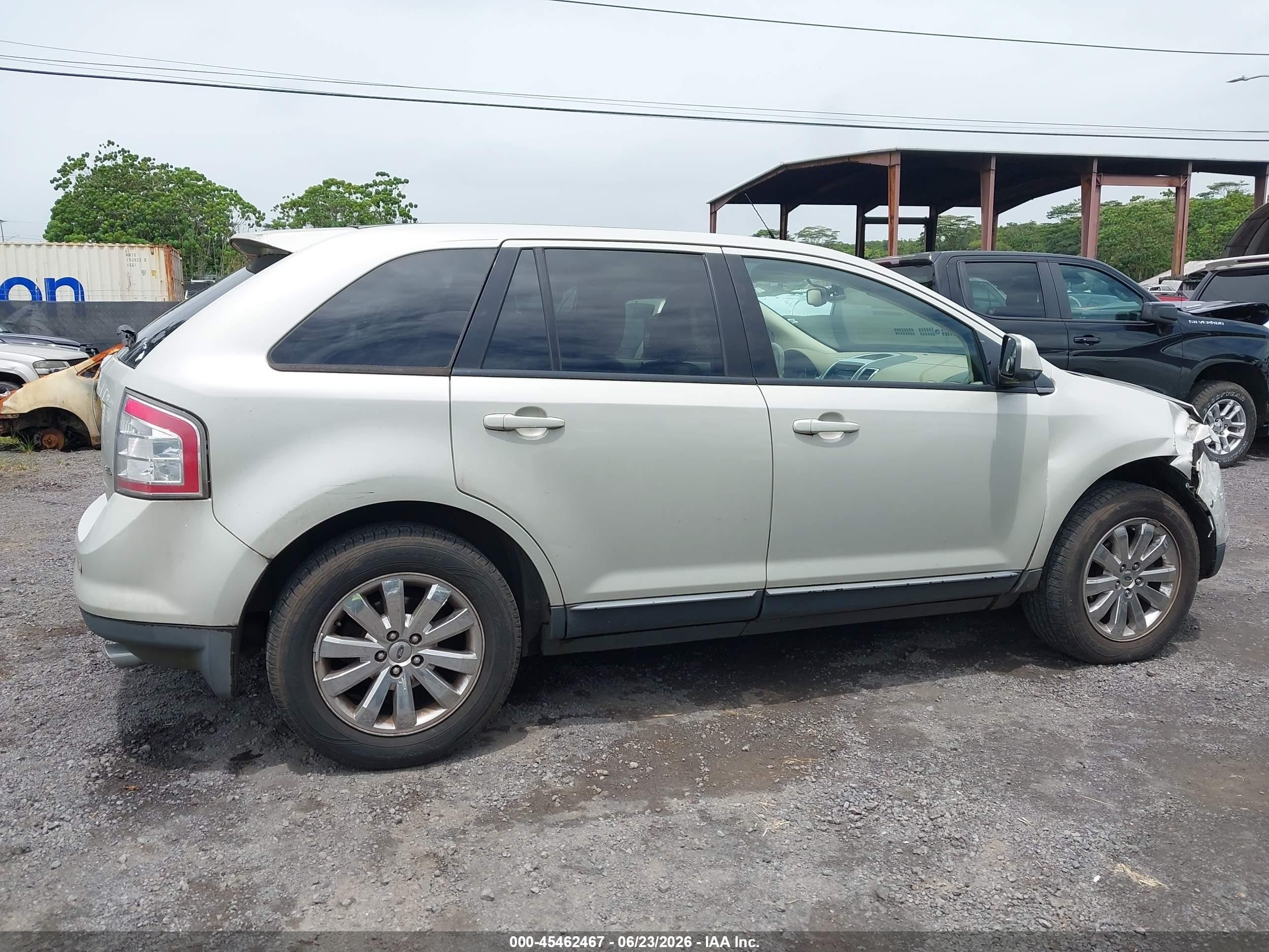 2007 Ford Edge Sel Plus White vin: 2FMDK39C07BB44405