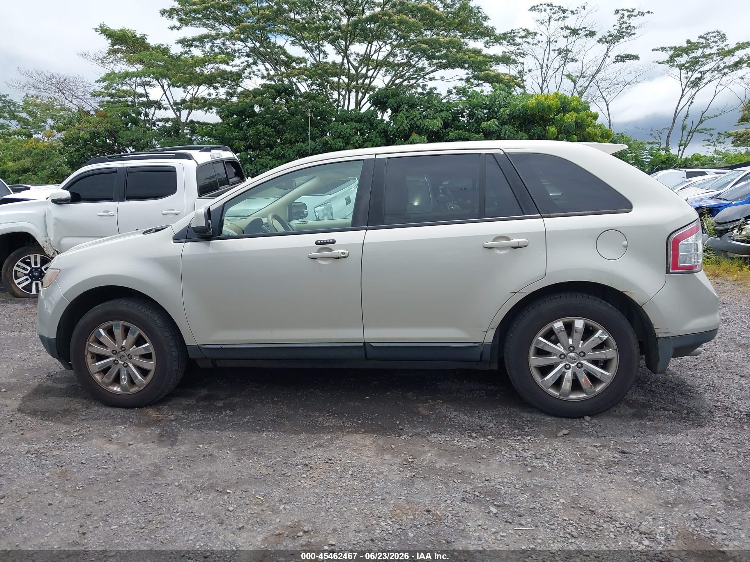 2007 Ford Edge Sel Plus White vin: 2FMDK39C07BB44405
