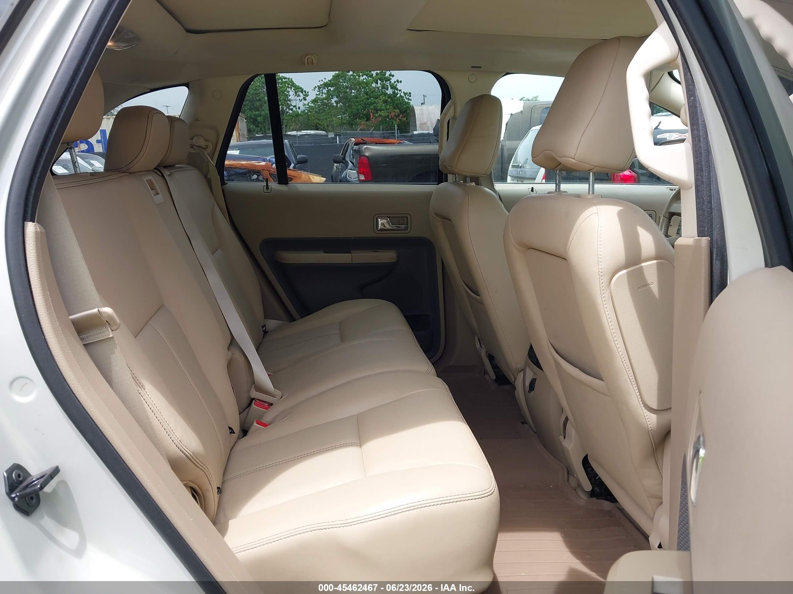 2007 Ford Edge Sel Plus White vin: 2FMDK39C07BB44405