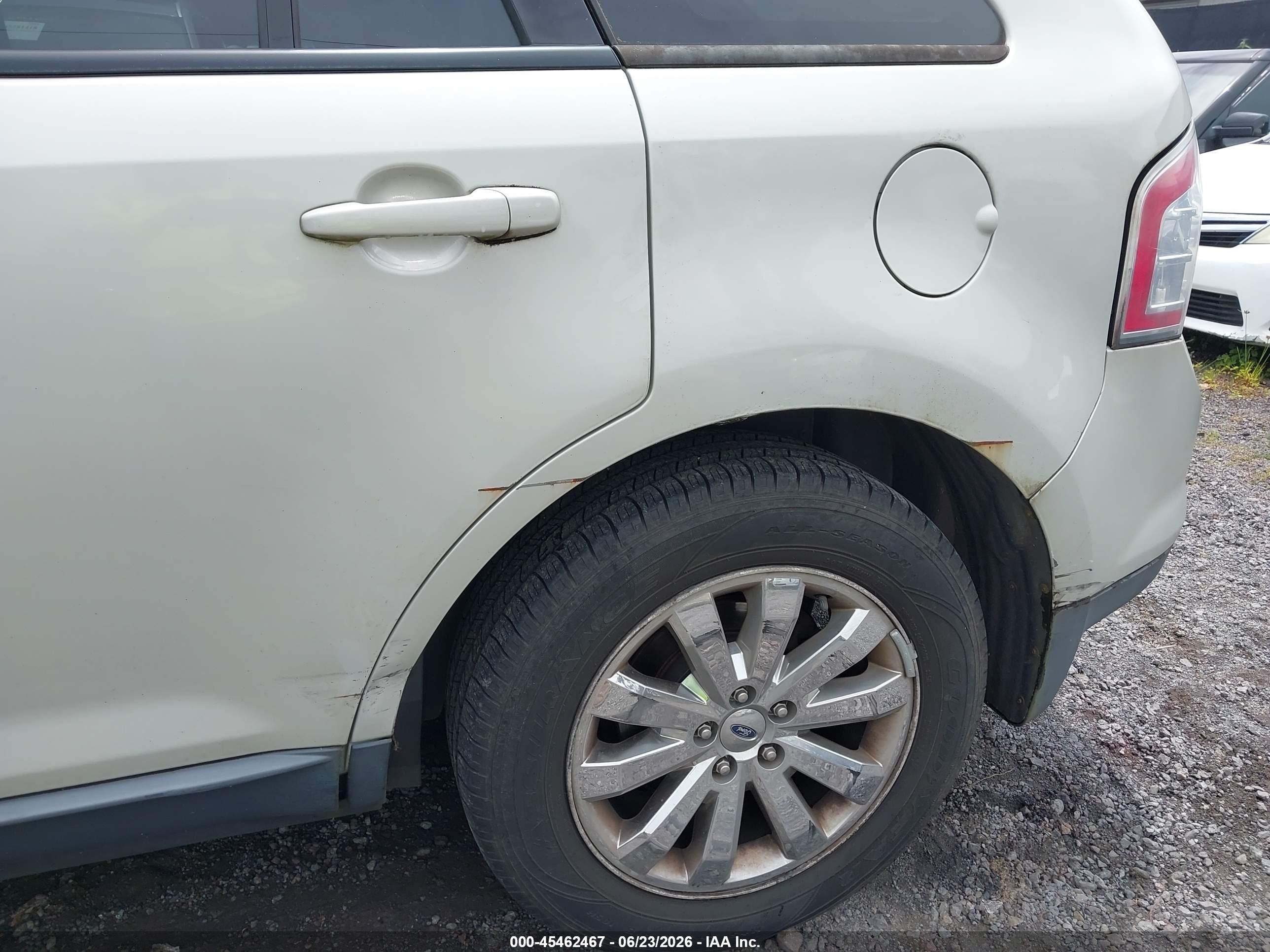 2007 Ford Edge Sel Plus White vin: 2FMDK39C07BB44405