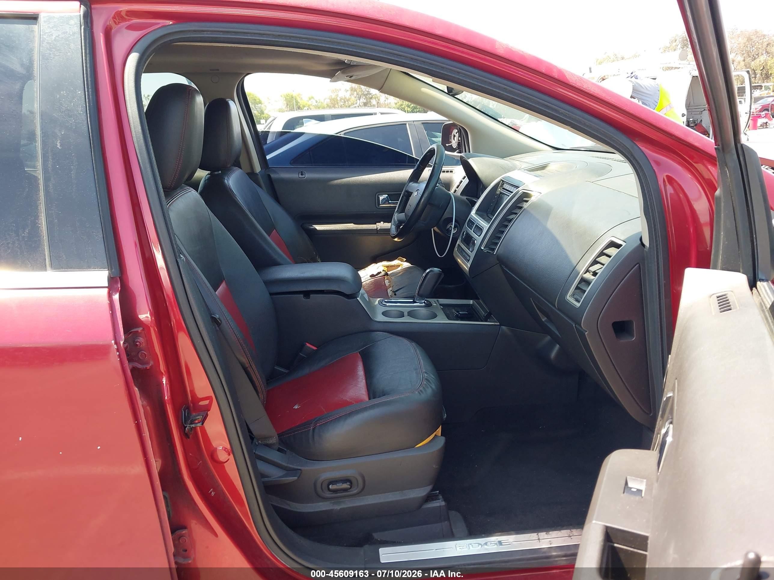 2008 Ford Edge Limited Red vin: 2FMDK39C08BA75801