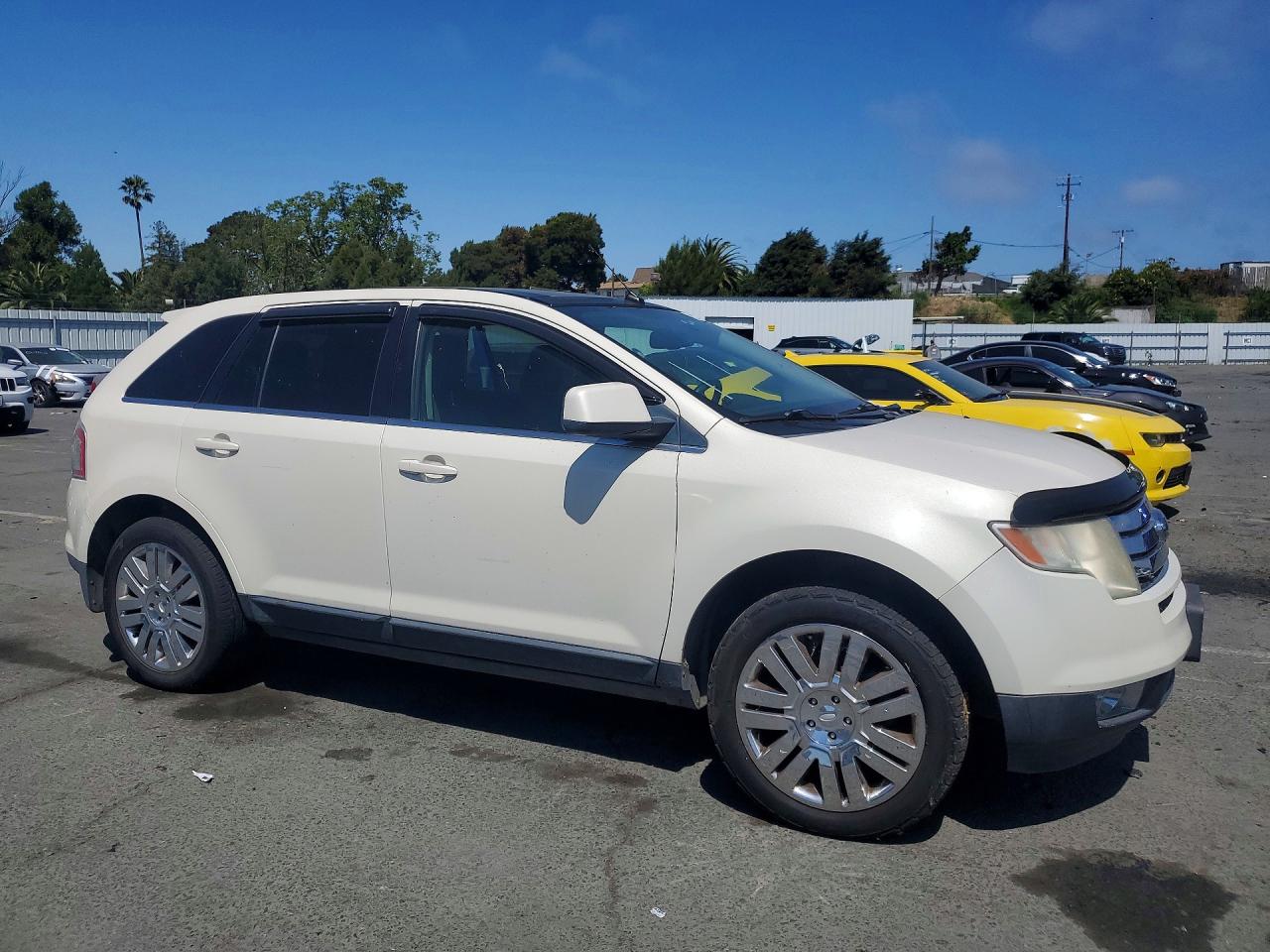 2008 Ford Edge Limited White vin: 2FMDK39C08BA98169