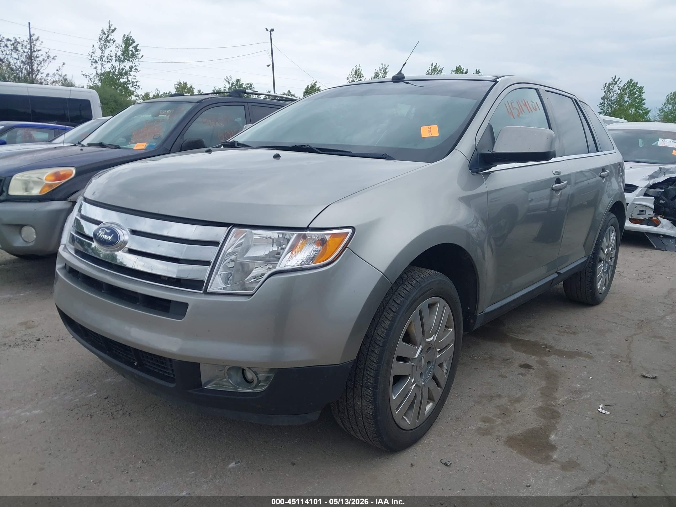 2008 Ford Edge Limited Серый vin: 2FMDK39C08BB35656