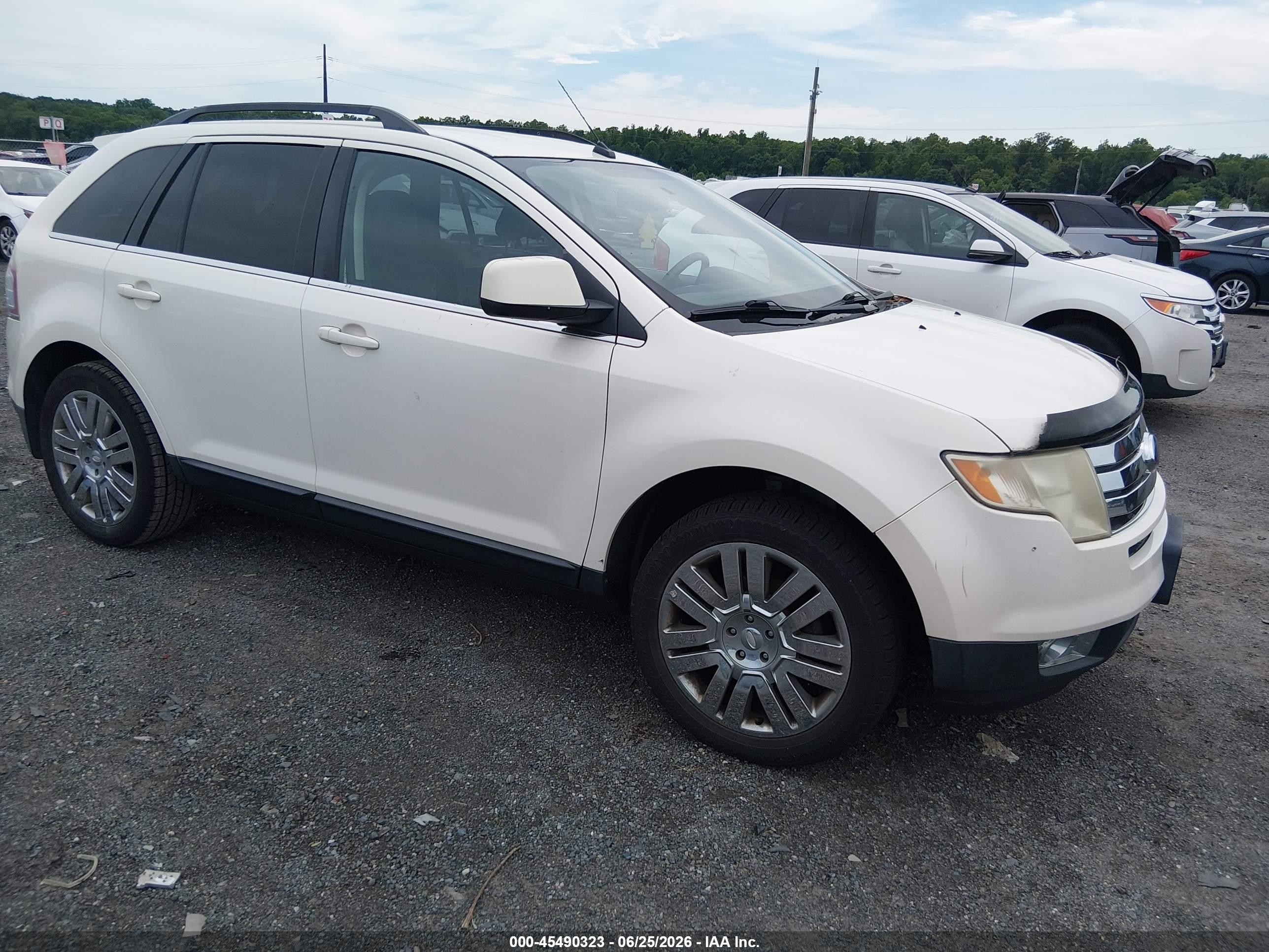 2008 Ford Edge Limited Кремовый vin: 2FMDK39C08BB44082