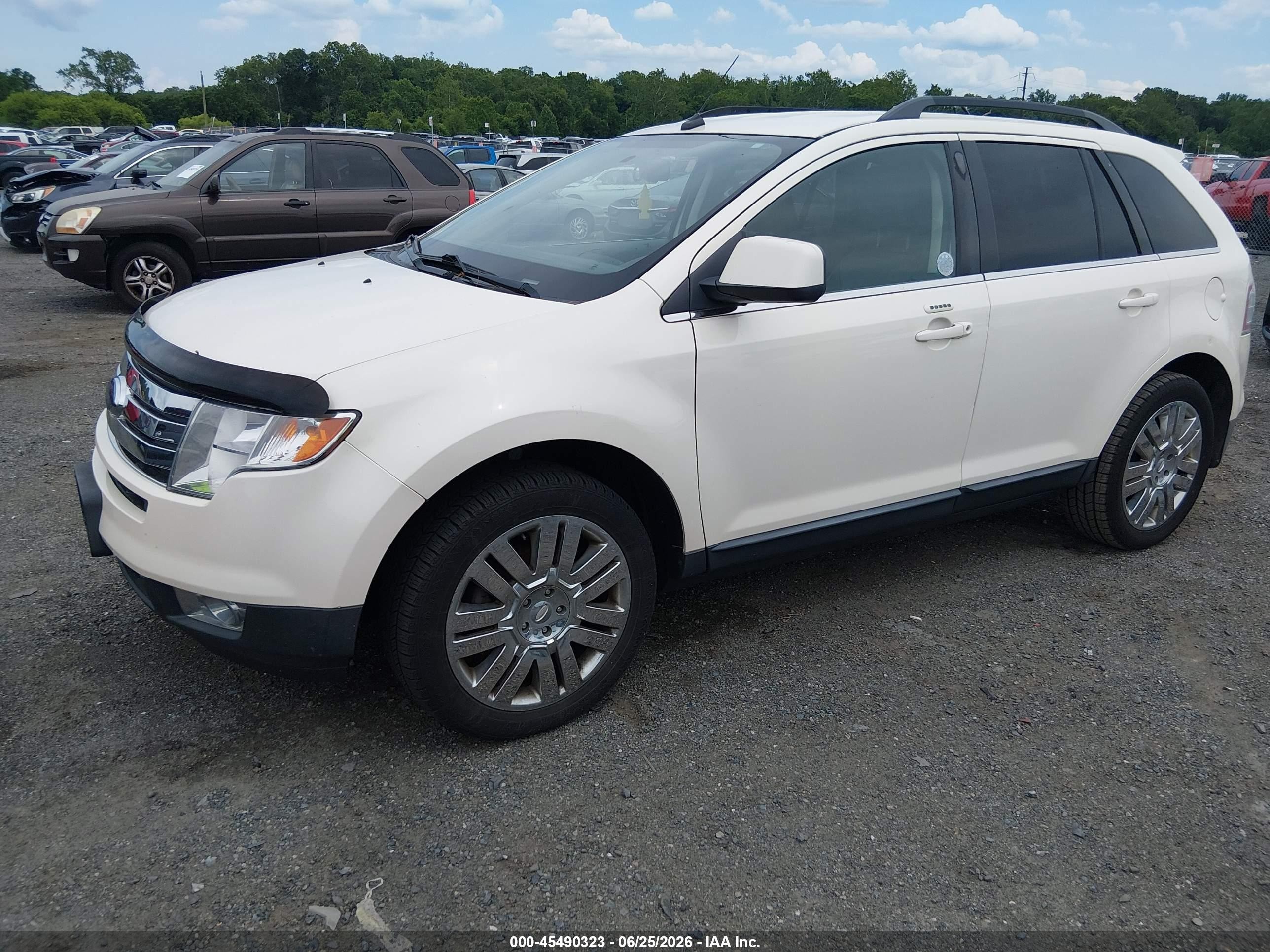 2008 Ford Edge Limited Cream vin: 2FMDK39C08BB44082
