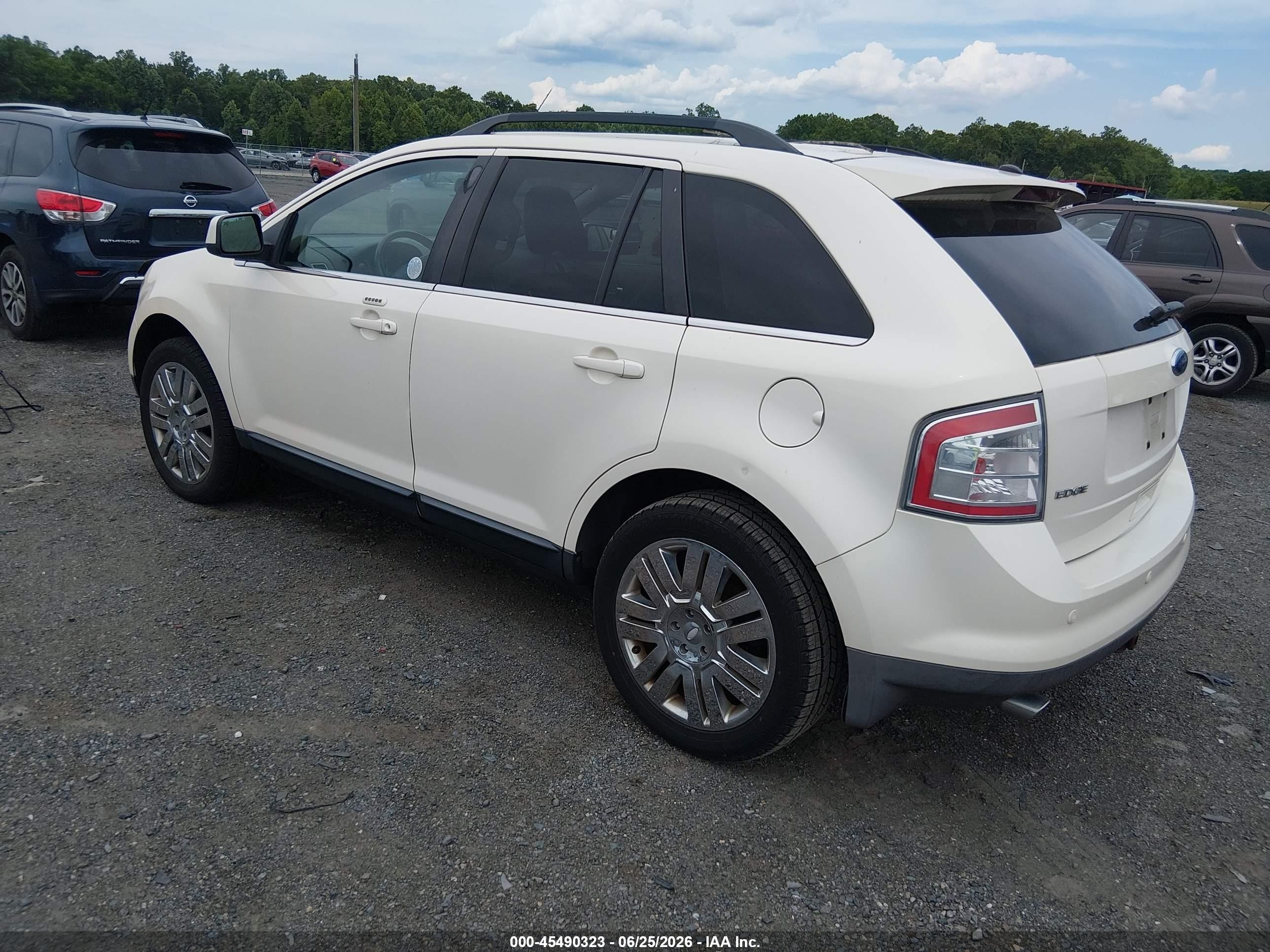 2008 Ford Edge Limited Cream vin: 2FMDK39C08BB44082