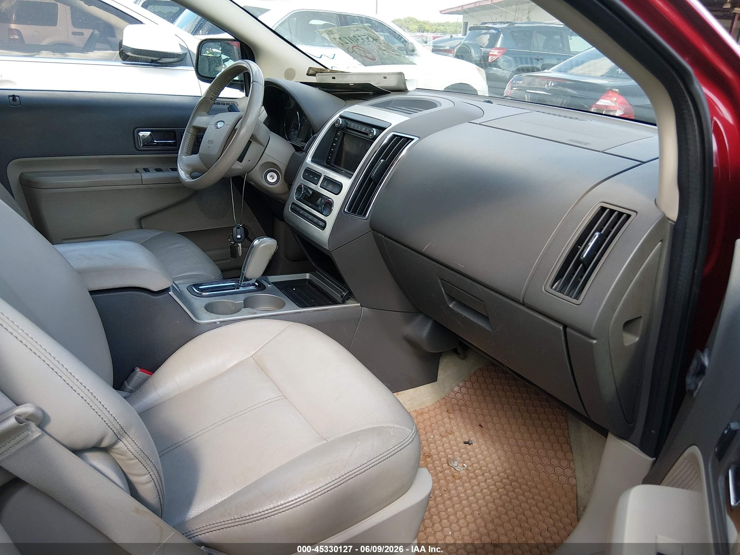 2009 Ford Edge Limited Red vin: 2FMDK39C09BA47885