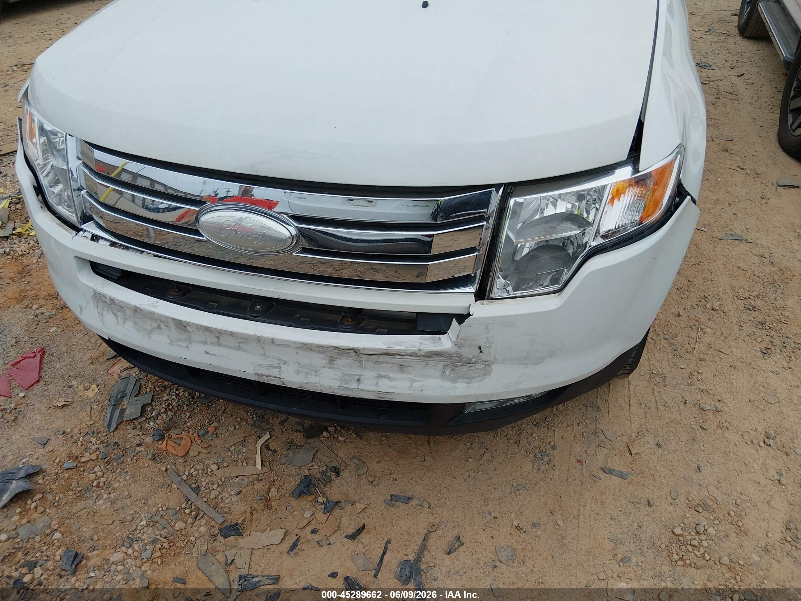 2009 Ford Edge Limited White vin: 2FMDK39C09BA49913