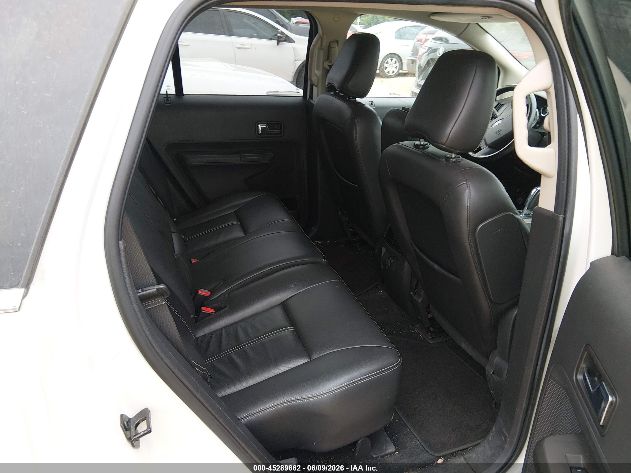 2009 Ford Edge Limited White vin: 2FMDK39C09BA49913
